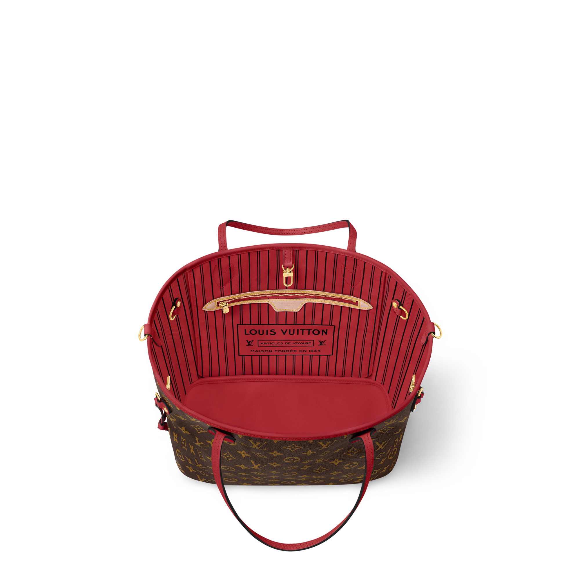 Monogram Bolsas Femininas Ícones LV Bolsa Neverfull Bandoulière Upside Down MM | Louis Vuitton ® (Zoom no Produto)