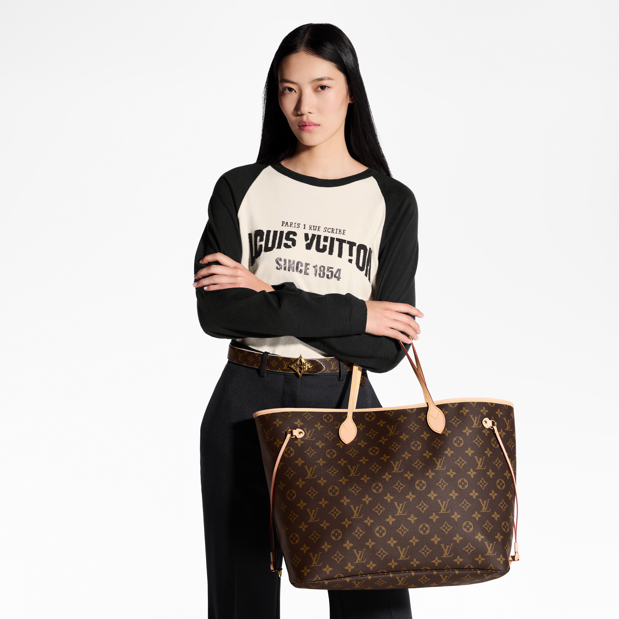 Monogram Personalização Bolsas e Carteiras Bolsa Neverfull GM Mon Monogram | Louis Vuitton ® (Zoom no Produto)