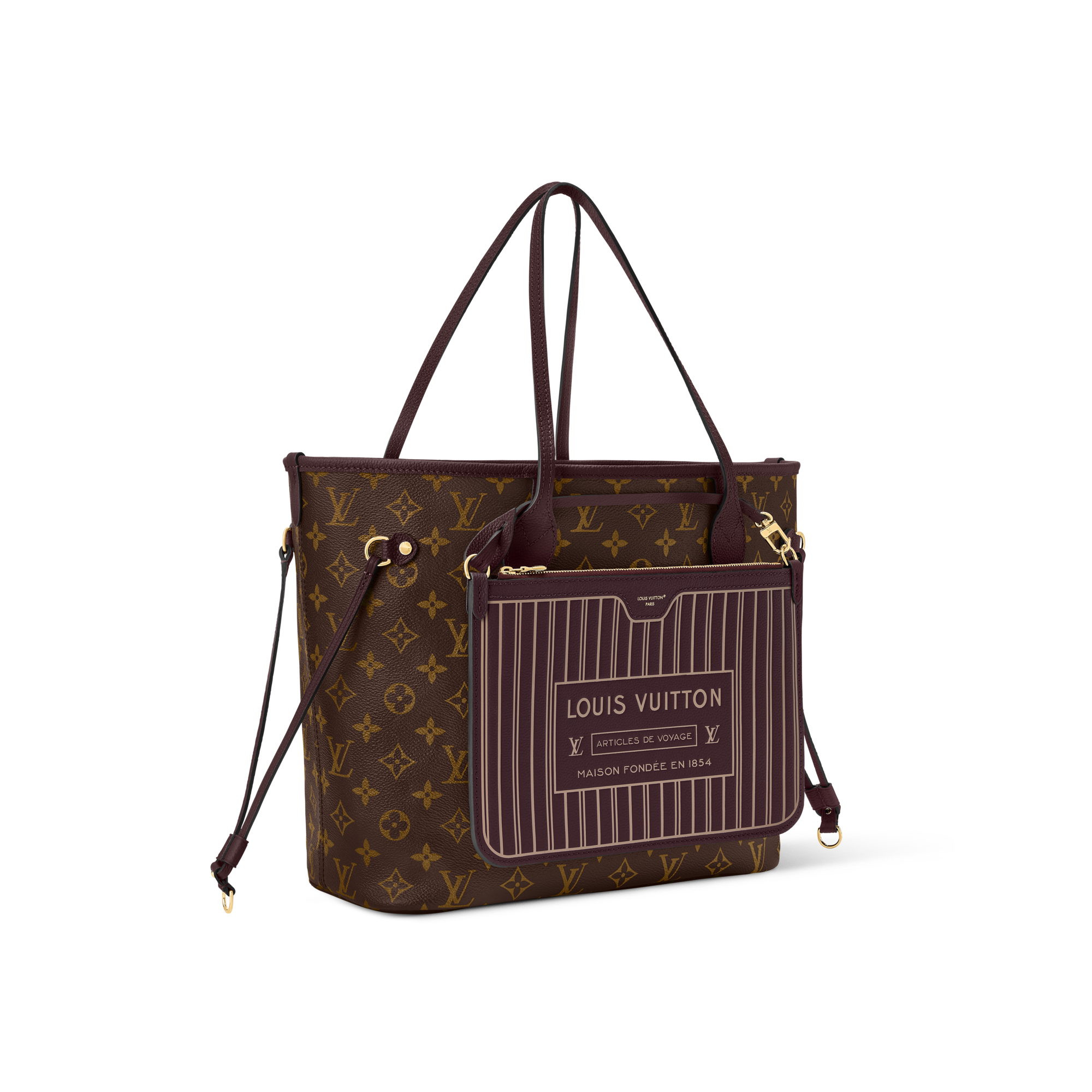  Bolsas Femininas Ícones LV Bolsa Neverfull Inside Out MM | Louis Vuitton ® (Zoom no Produto)