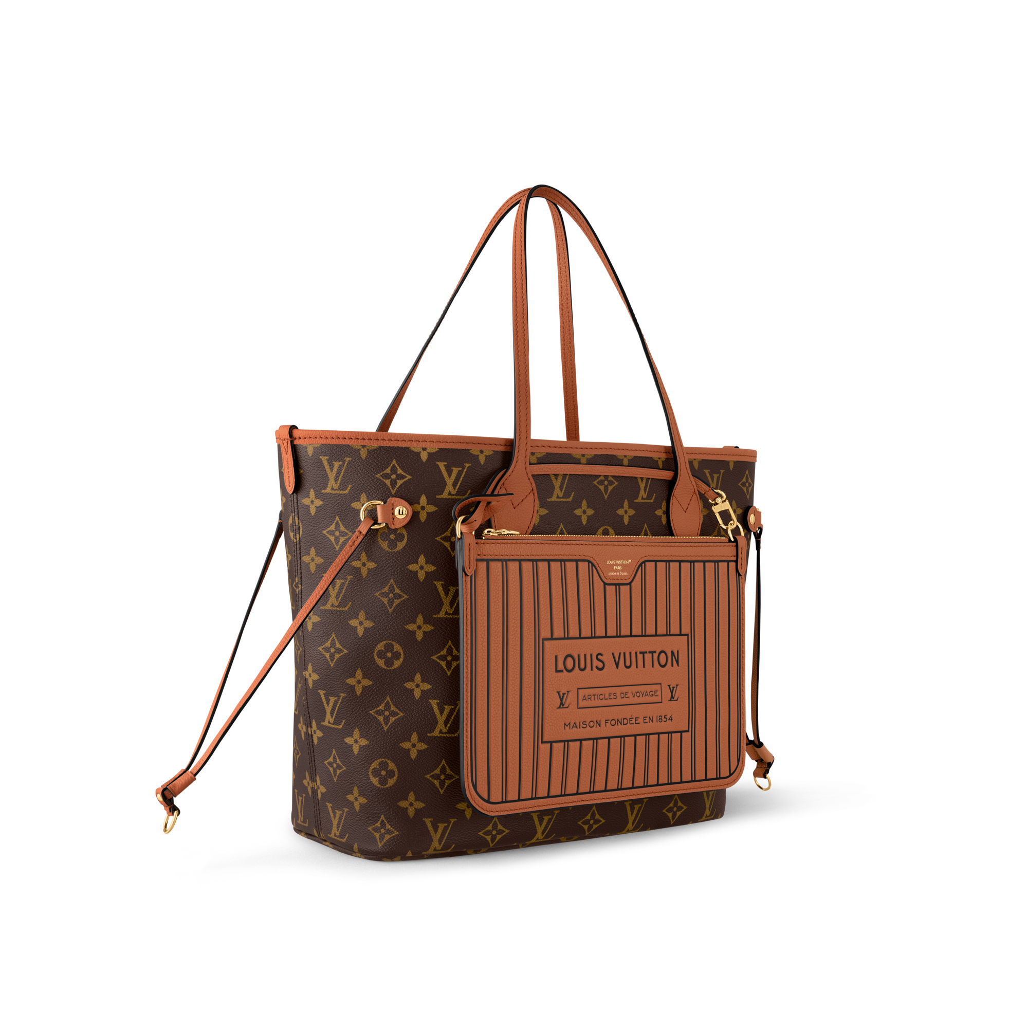  Bolsas Femininas Ícones LV Bolsa Neverfull Inside Out MM | Louis Vuitton ® (Zoom no Produto)