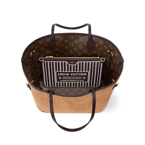 Bolsa Neverfull Inside Out MM – Vista Interna