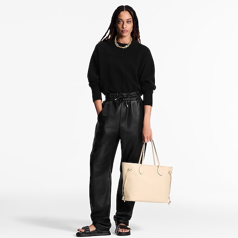 Couro Monogram Empreinte Bolsas Todas as Bolsas Bolsa Neverfull MM | Louis Vuitton ® (Zoom no Produto)