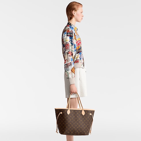 Monogram Bolsas Todas as Bolsas Bolsa Neverfull MM | Louis Vuitton ® (Zoom no Produto)