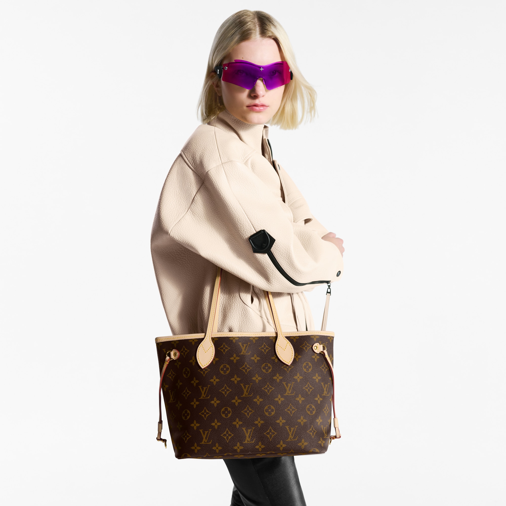 Monogram Bolsas Todas as Coleções Bolsa Neverfull PM | Louis Vuitton ® (Zoom no Produto)