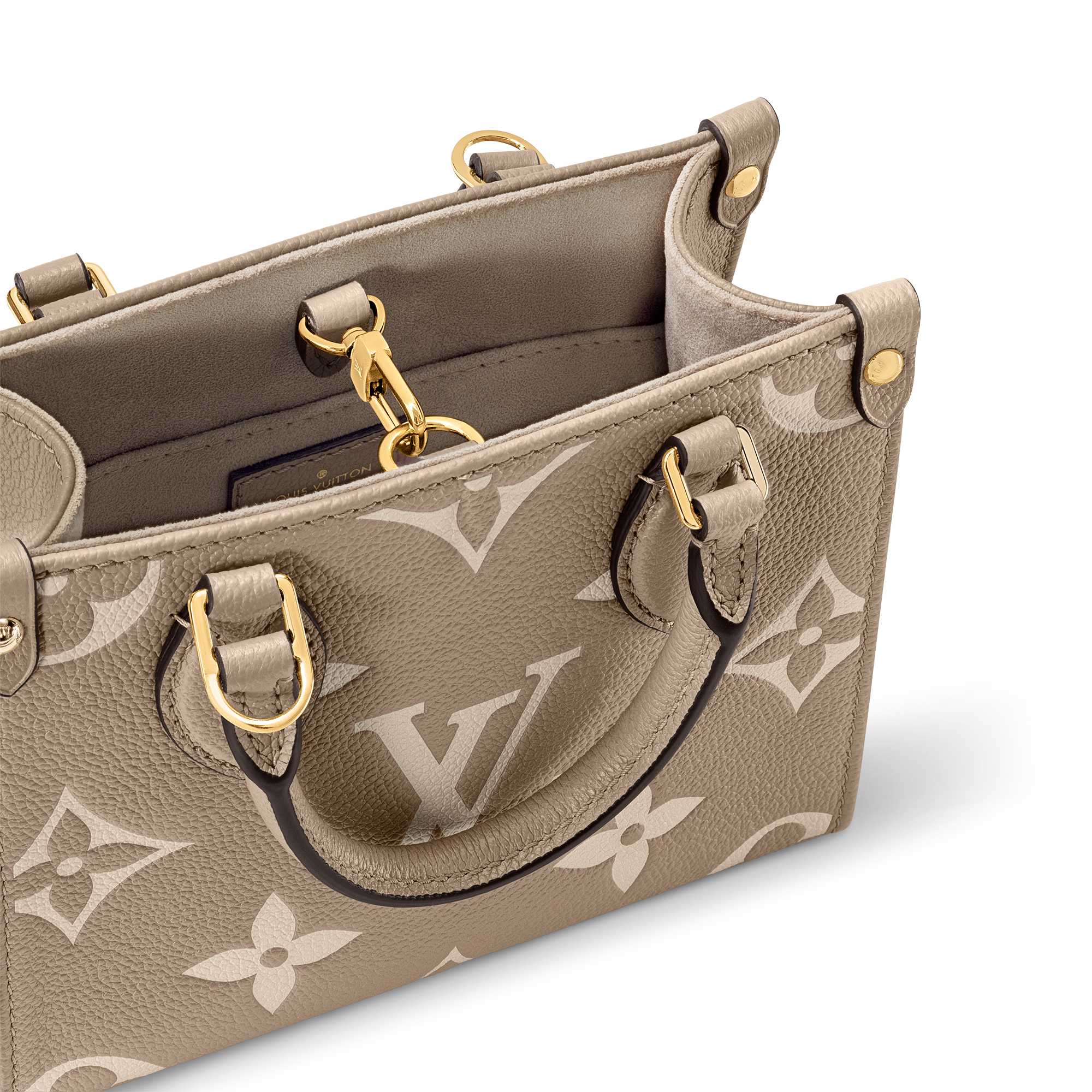 Couro Monogram Empreinte Bicolor Bolsas Todas as Coleções Bolsa OnTheGo BB | Louis Vuitton ® (Zoom no Produto)