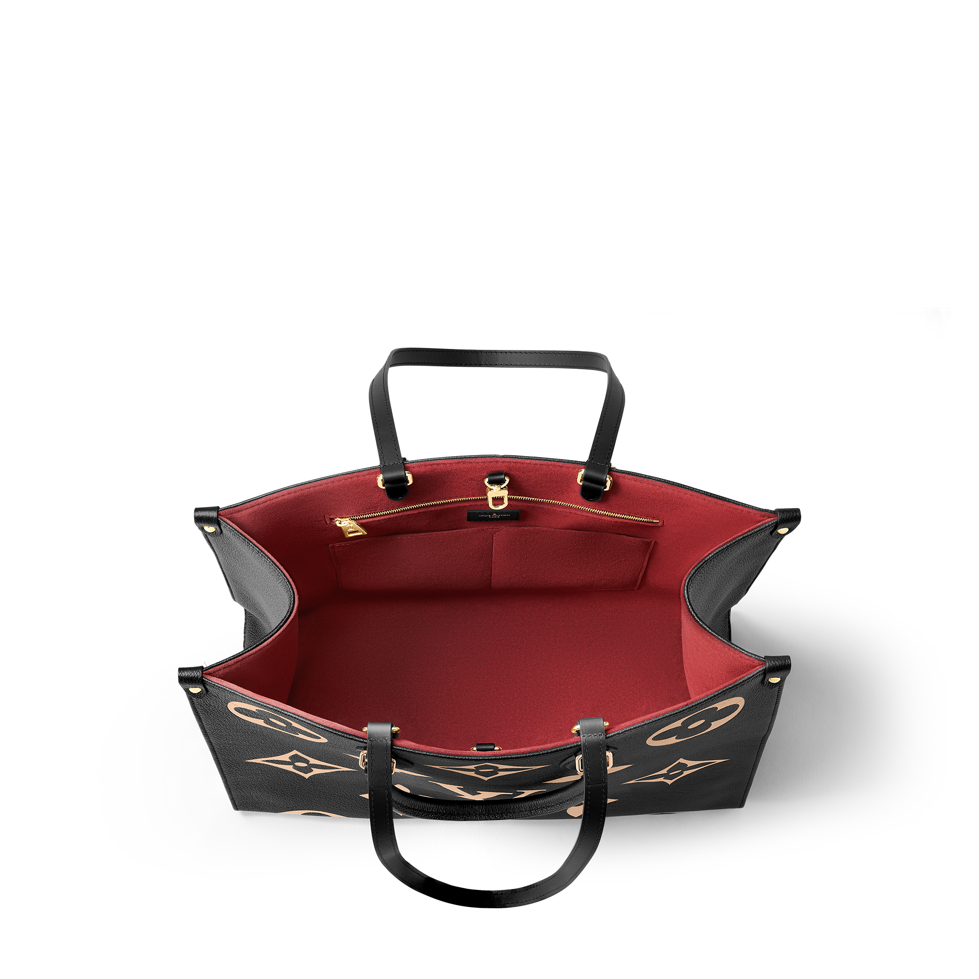 Couro Monogram Empreinte Bicolor Bolsas Todas as Coleções Bolsa OnTheGo GM | Louis Vuitton ® (Zoom no Produto)