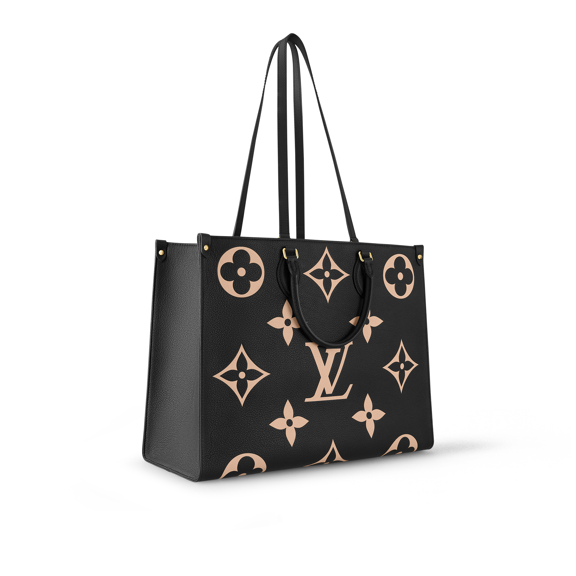 Couro Monogram Empreinte Bicolor Bolsas Todas as Coleções Bolsa OnTheGo GM | Louis Vuitton ® (Zoom no Produto)