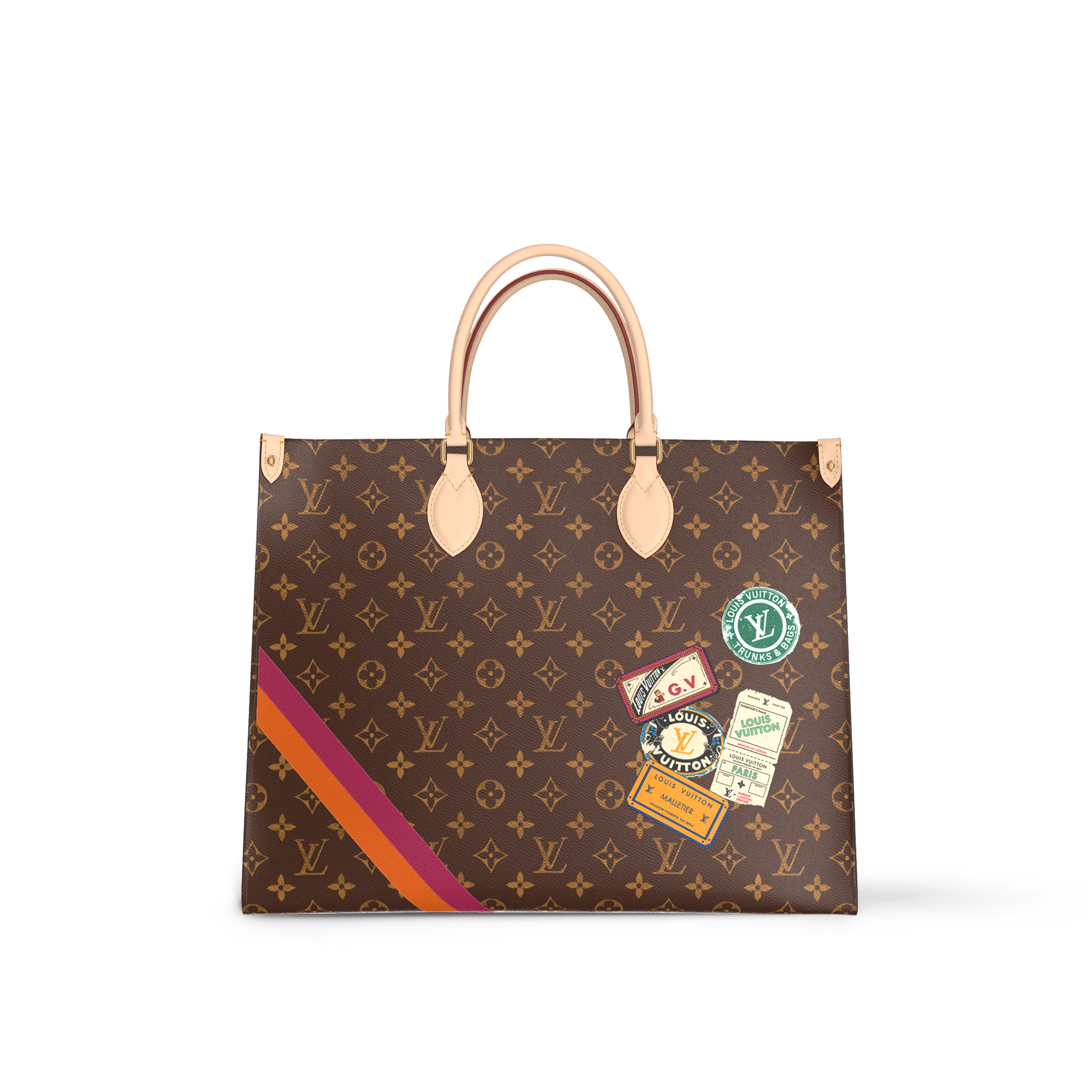 Monogram Personalização Bolsas e Carteiras Bolsa OnTheGo GM Mon Monogram | Louis Vuitton ® (Zoom no Produto)