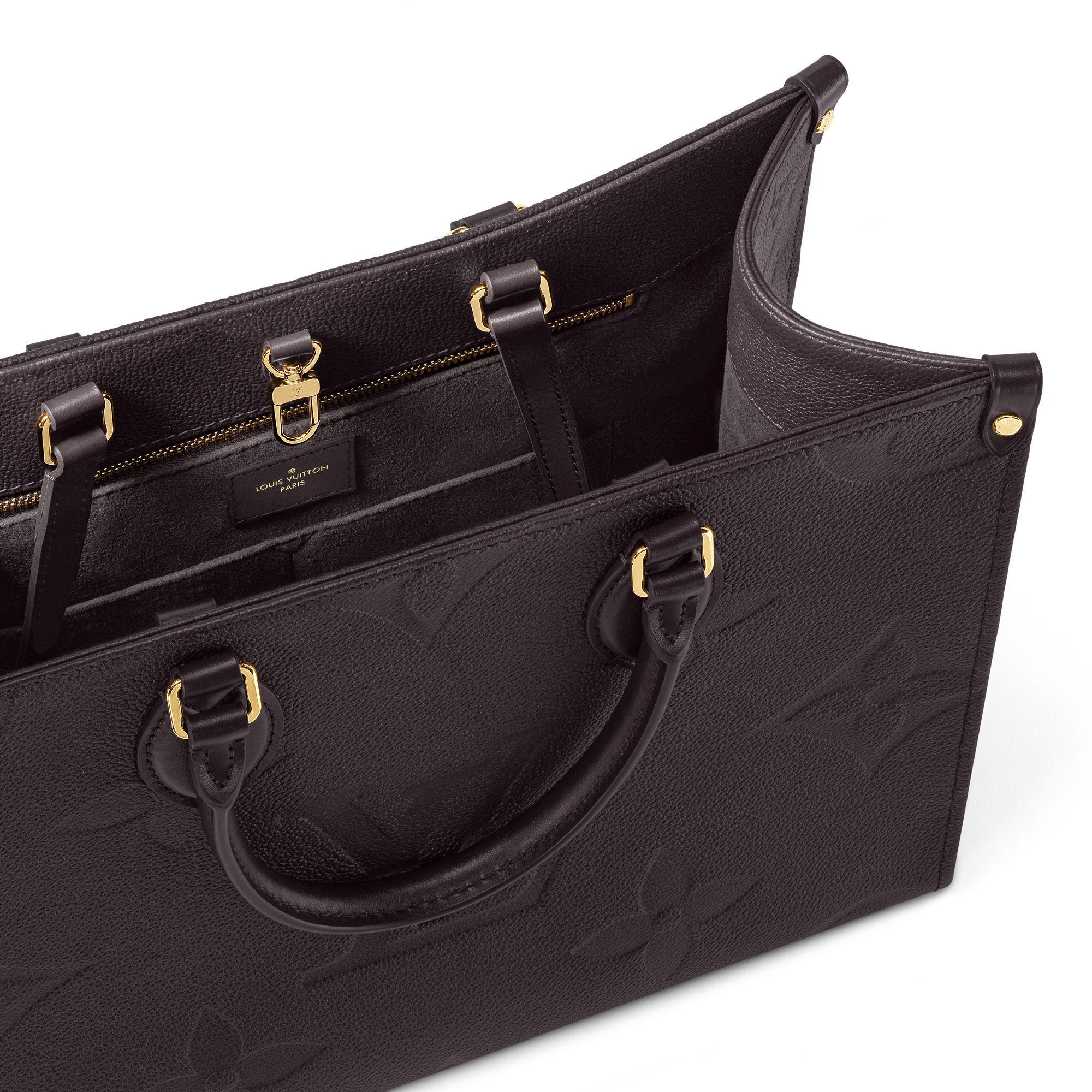 Couro Monogram Empreinte Bolsas Todas as Coleções Bolsa OnTheGo MM | Louis Vuitton ® (Zoom no Produto)