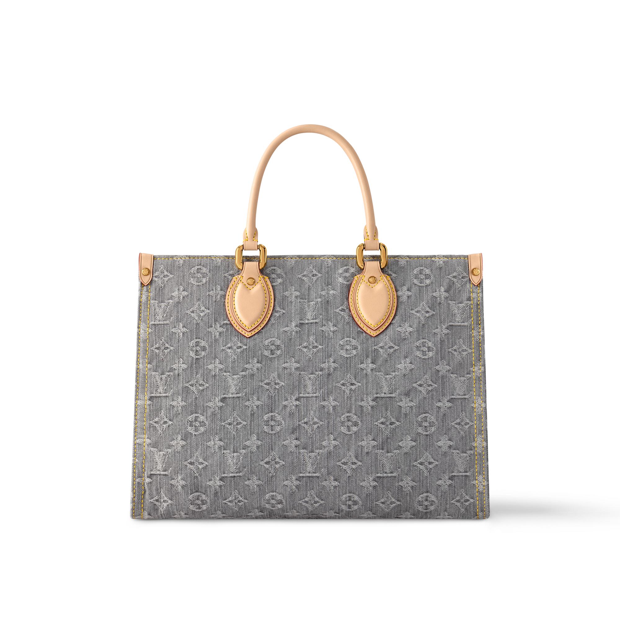 Monogram Denim Bolsas Femininas Ícones LV Bolsa OnTheGo MM | Louis Vuitton ® (Zoom no Produto)