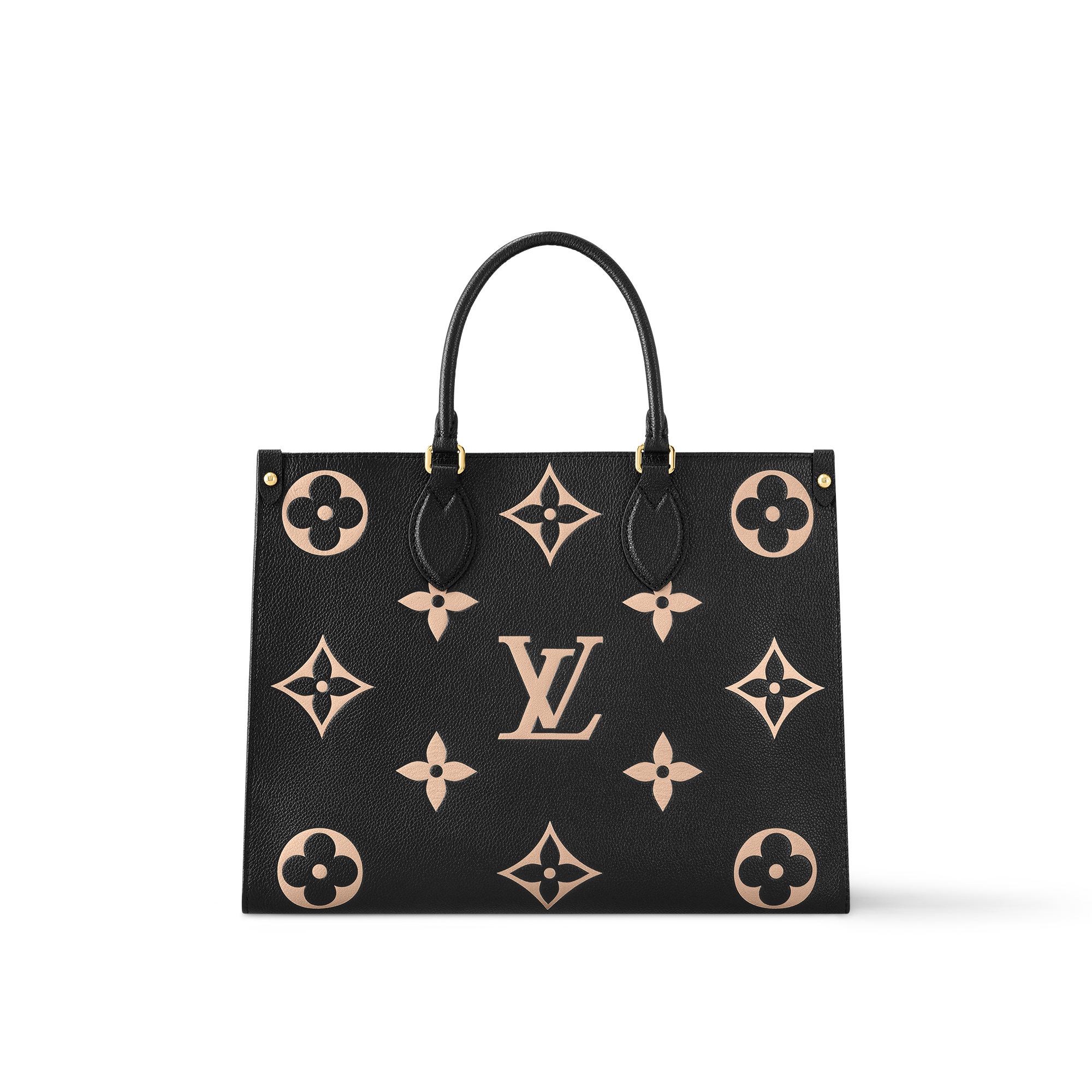 Couro Monogram Empreinte Bicolor Bolsas Todas as Coleções Bolsa OnTheGo MM | Louis Vuitton ® (Zoom no Produto)
