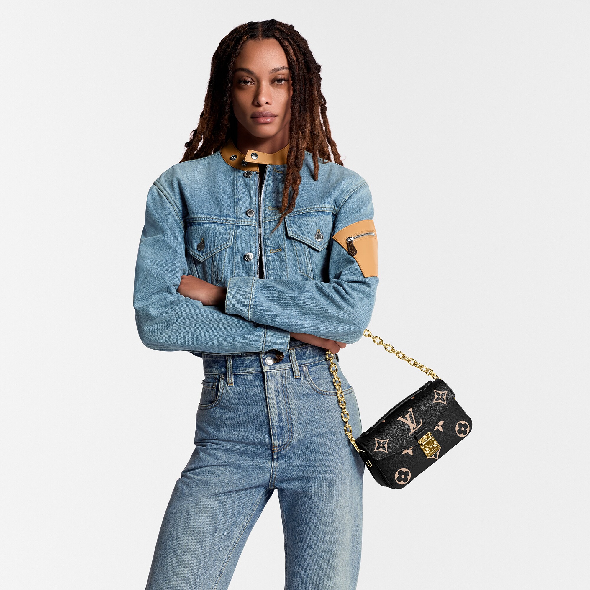 Couro Monogram Empreinte Bolsas Todas as Coleções Bolsa Pochette Métis East West | Louis Vuitton ® (Zoom no Produto)