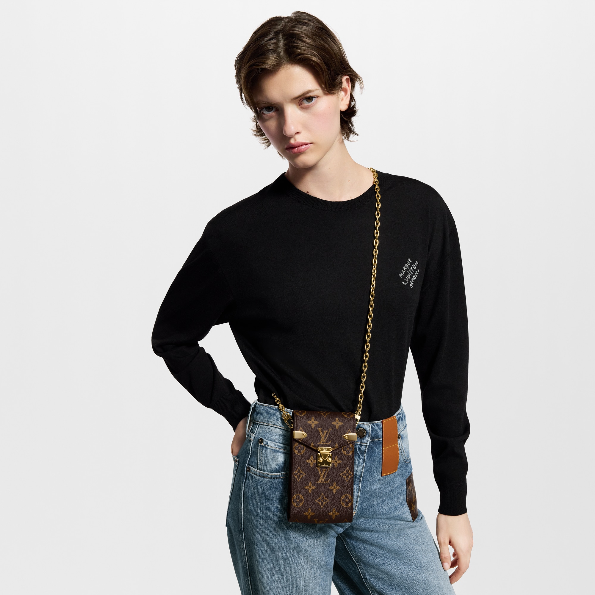 Monogram Carteiras Lançamentos Bolsa Porta-Celular Métis | Louis Vuitton ® (Zoom no Produto)