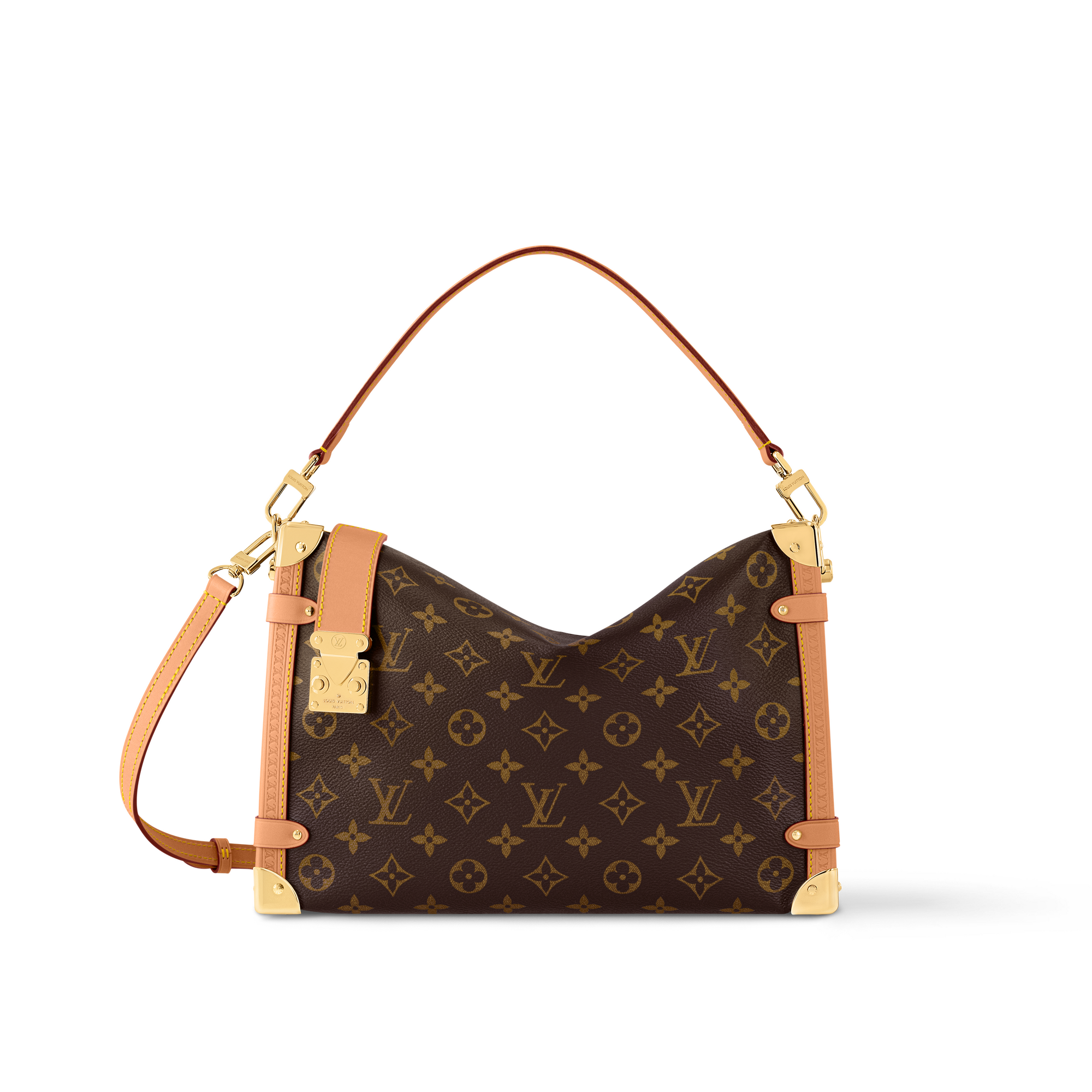Monogram Bolsas Femininas Ícones LV Bolsa Side Trunk GM | Louis Vuitton ® (Zoom no Produto)