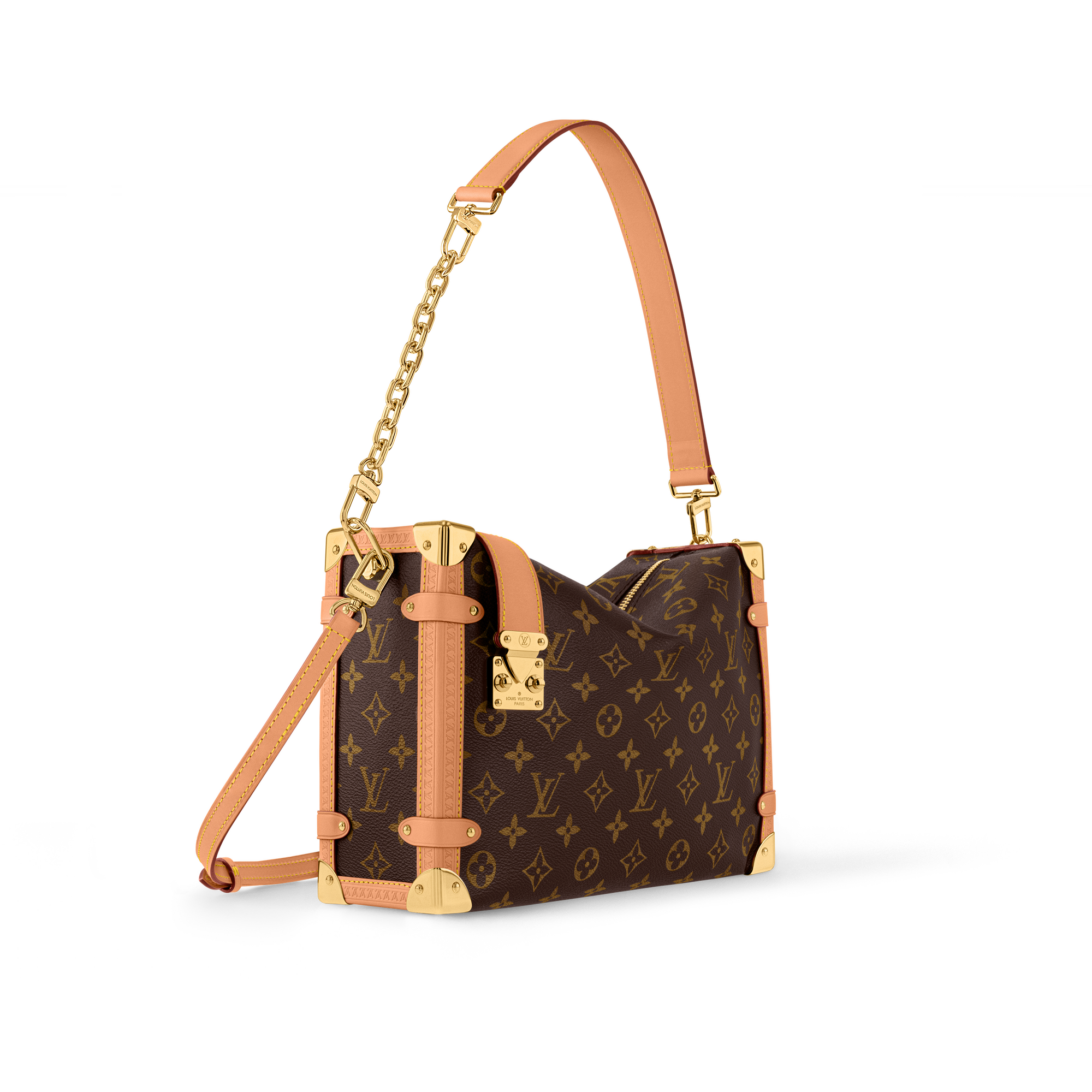 Monogram Bolsas Femininas Ícones LV Bolsa Side Trunk GM | Louis Vuitton ® (Zoom no Produto)