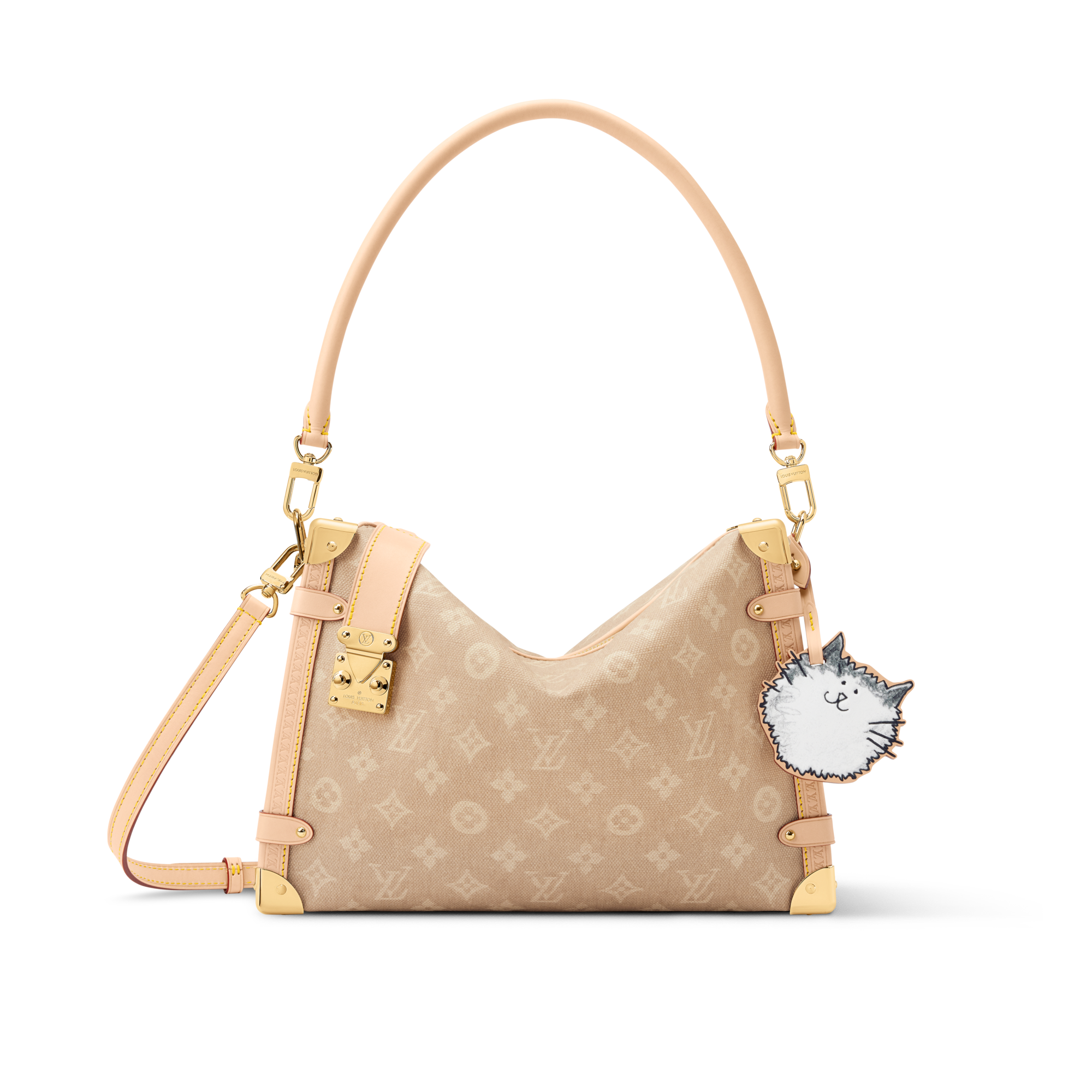 Outros Canvas Monogram Bolsas Femininas Ícones LV Bolsa Side Trunk GM | Louis Vuitton ® (Zoom no Produto)