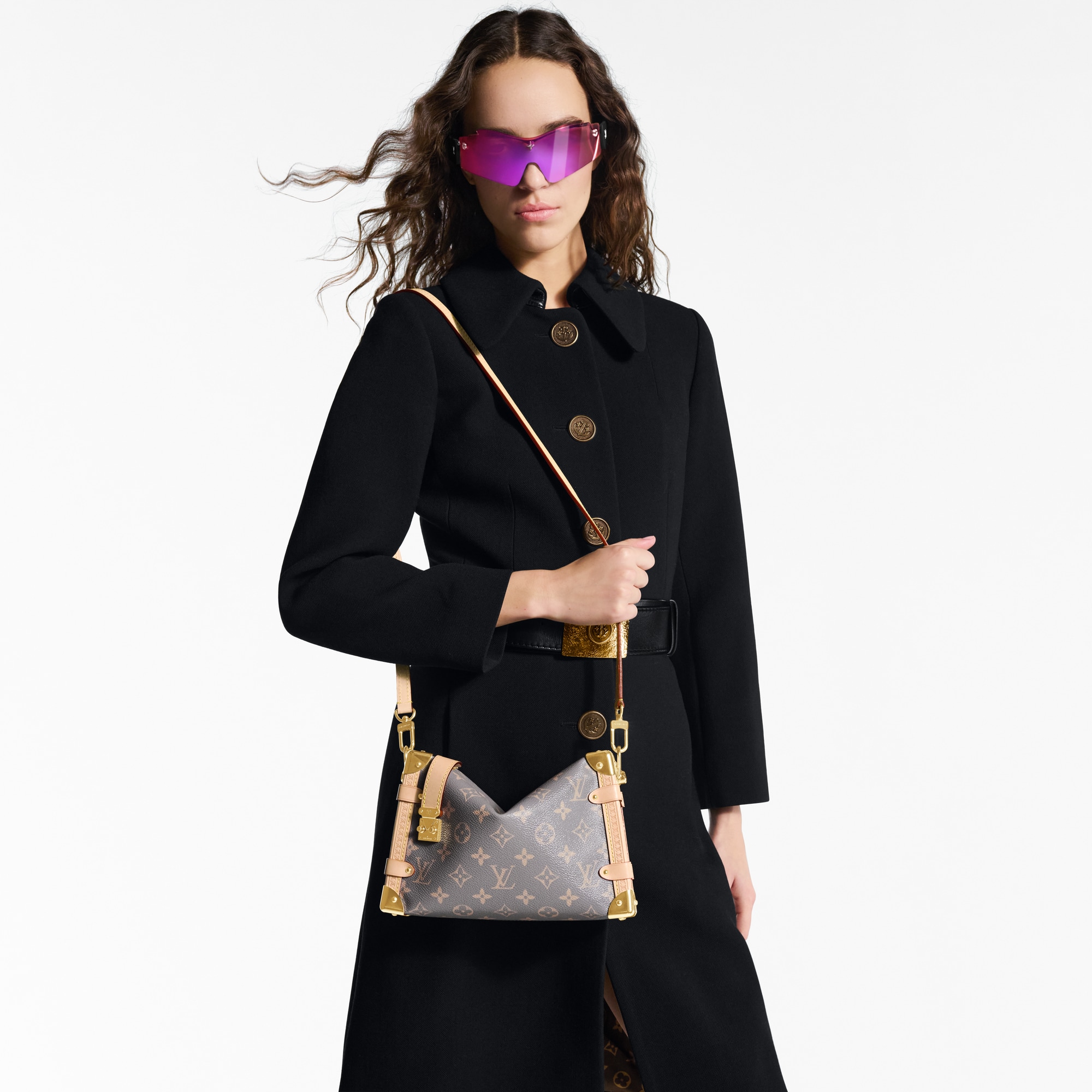 Outros Canvas Monogram Discontinued Product Obs 14 Bolsa Side Trunk MM | Louis Vuitton ® (Zoom no Produto)