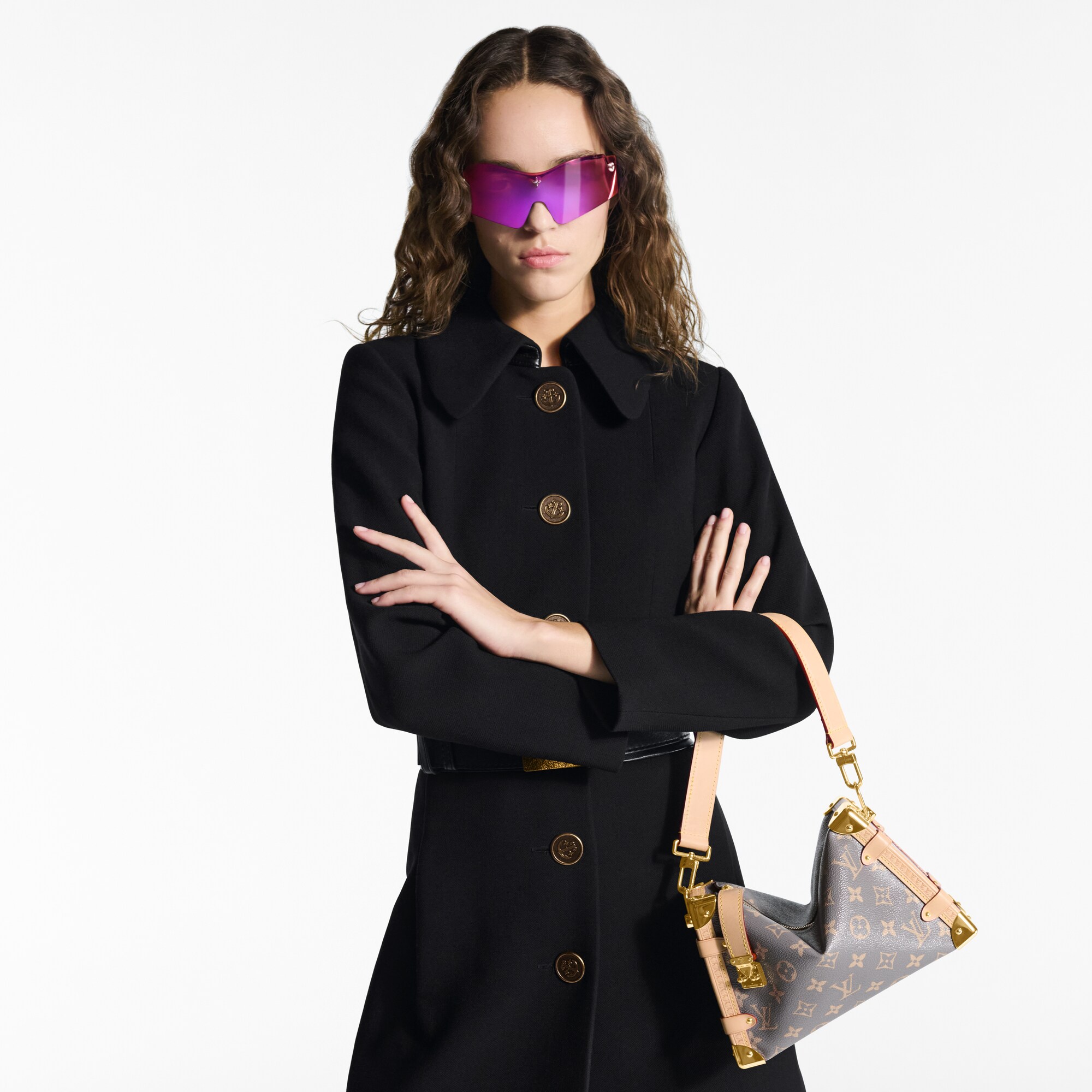 Outros Canvas Monogram Discontinued Product Obs 14 Bolsa Side Trunk MM | Louis Vuitton ® (Zoom no Produto)