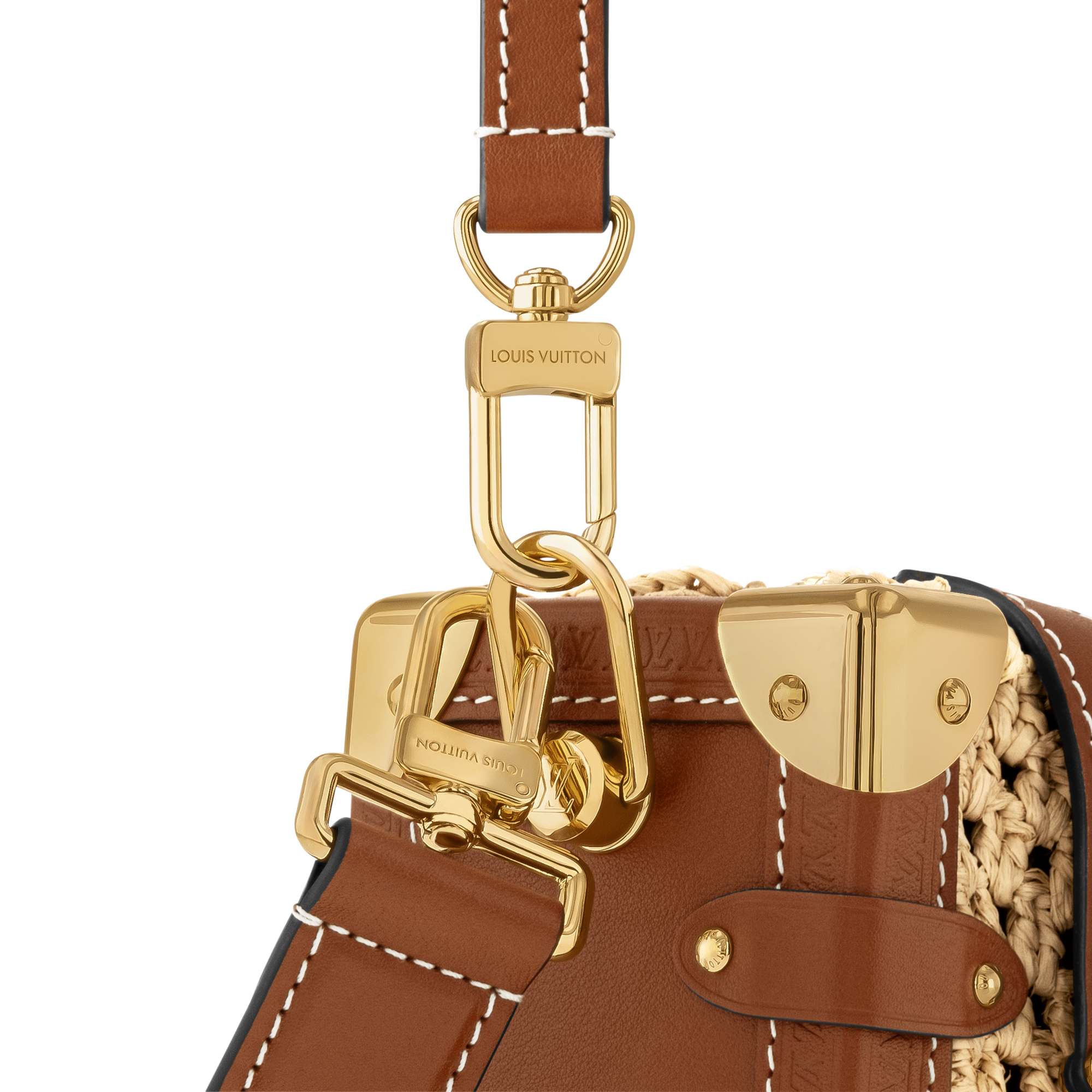 Outros Canvas Monogram Bolsas Femininas Ícones LV Bolsa Side Trunk MM | Louis Vuitton ® (Zoom no Produto)