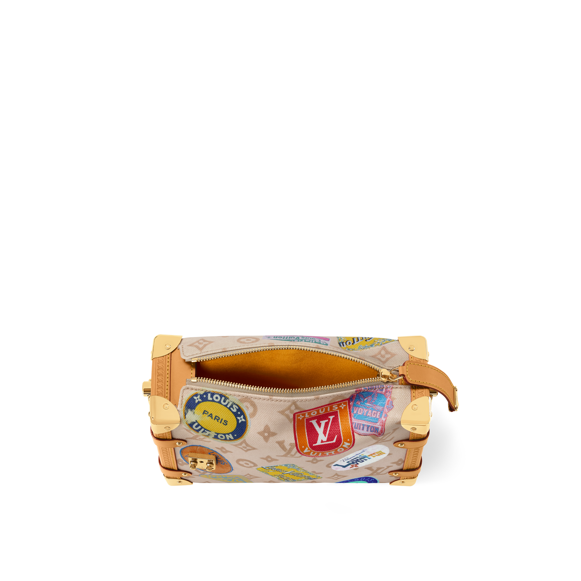 Outros Canvas Monogram Bolsas Femininas Ícones LV Bolsa Side Trunk MM | Louis Vuitton ® (Zoom no Produto)