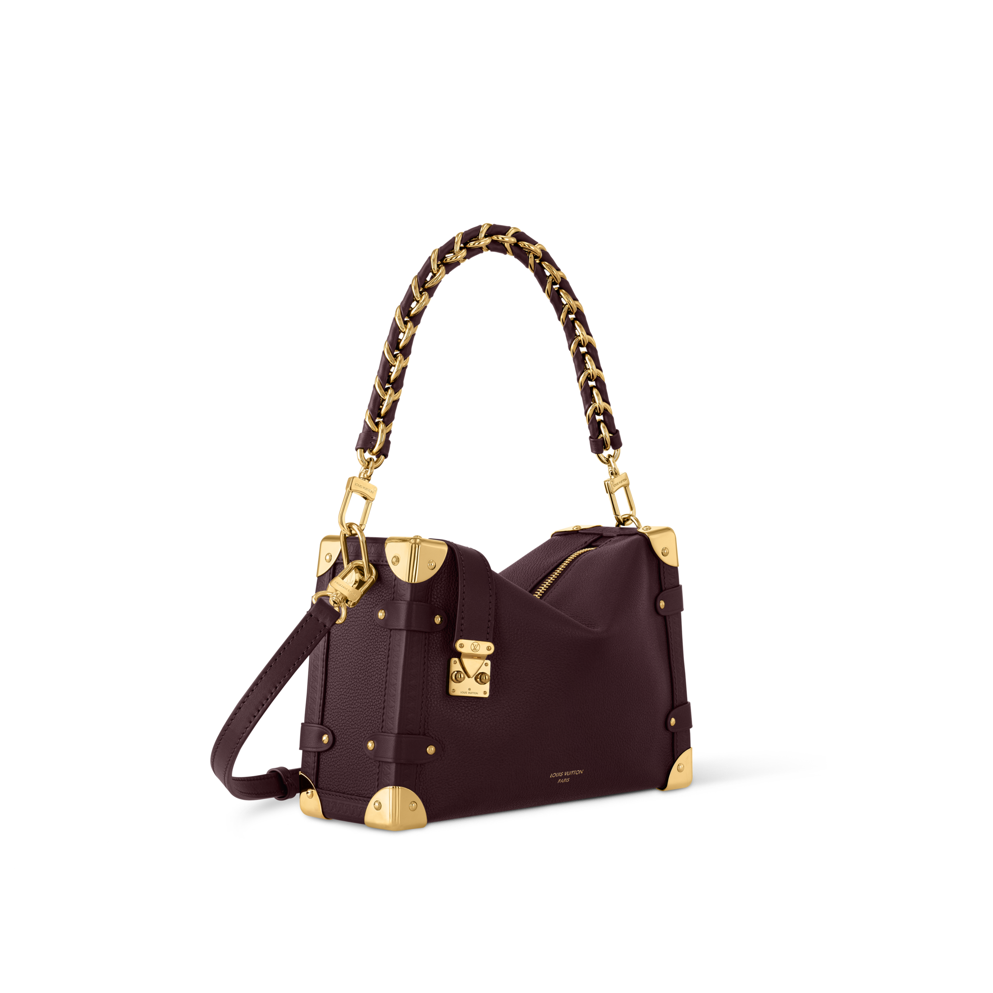 H27 Bolsas Femininas Ícones LV Bolsa Side Trunk MM | Louis Vuitton ® (Zoom no Produto)