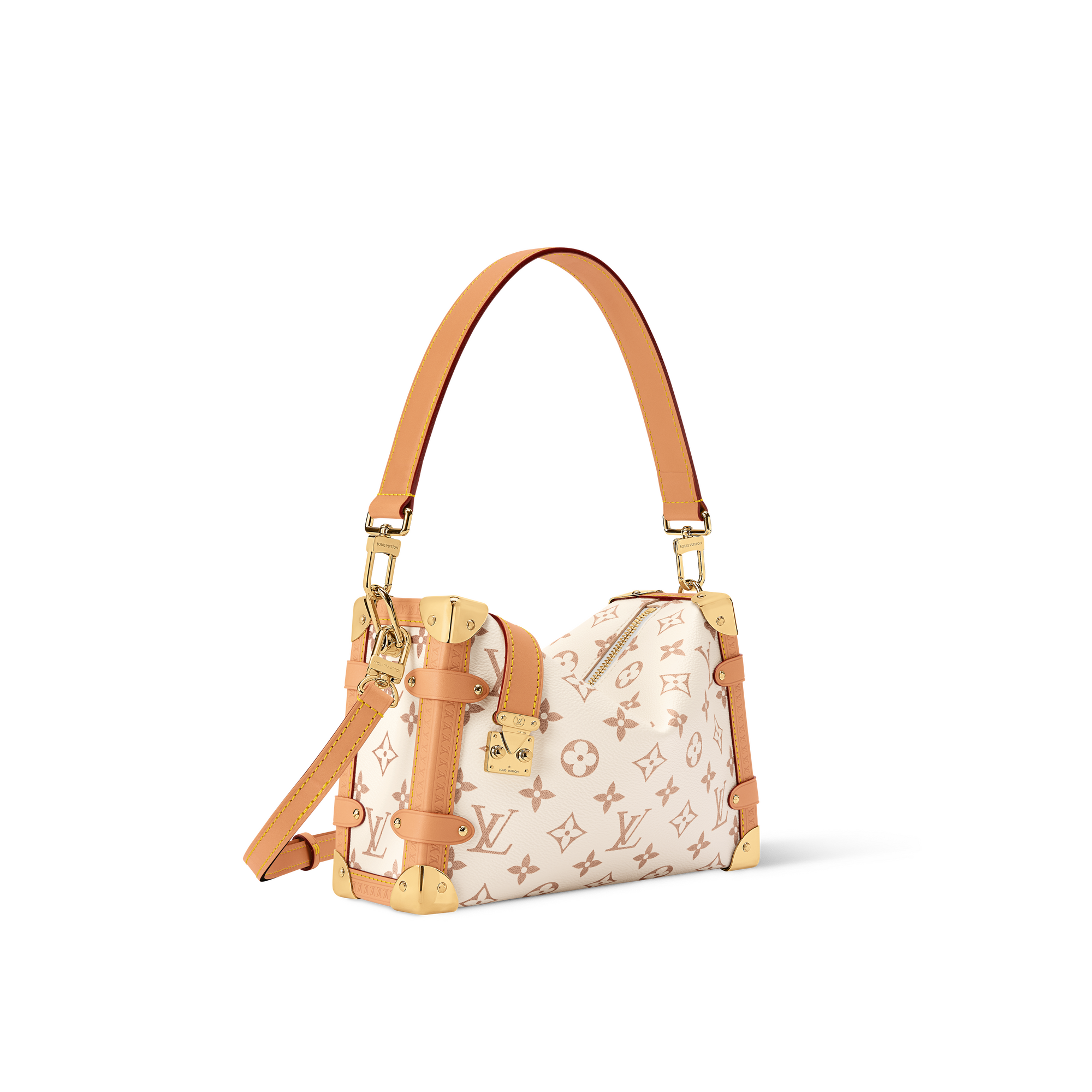 Outros Canvas Monogram Bolsas Femininas Ícones LV Bolsa Side Trunk MM | Louis Vuitton ® (Zoom no Produto)