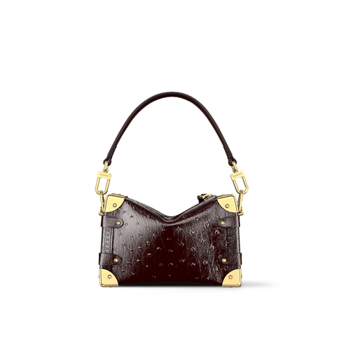 Avestruz Bolsas Bolsas em Couro Exótico Bolsa Side Trunk PM | Louis Vuitton ® (Zoom no Produto)