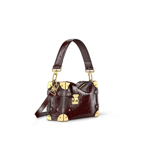 Avestruz Bolsas Bolsas em Couro Exótico Bolsa Side Trunk PM | Louis Vuitton ® (Zoom no Produto)