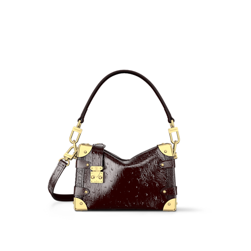 Avestruz Bolsas Bolsas em Couro Exótico Bolsa Side Trunk PM | Louis Vuitton ® (Zoom no Produto)