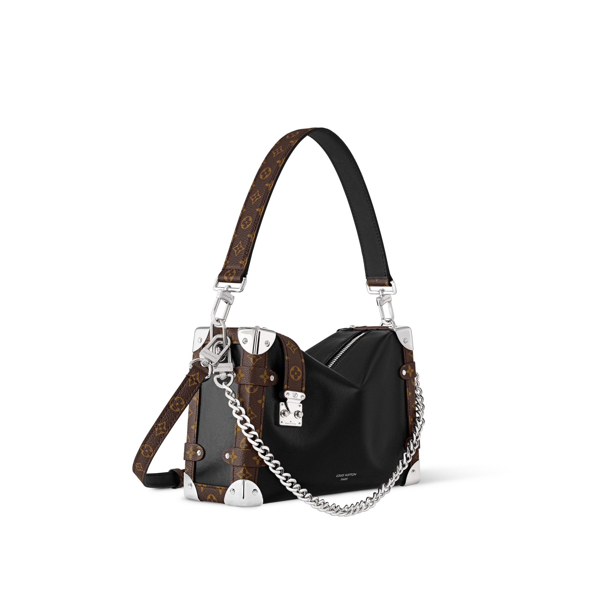 LV Vibe Bolsas Femininas Ícones LV Bolsa Side Trunk Vibe MM | Louis Vuitton ® (Zoom no Produto)