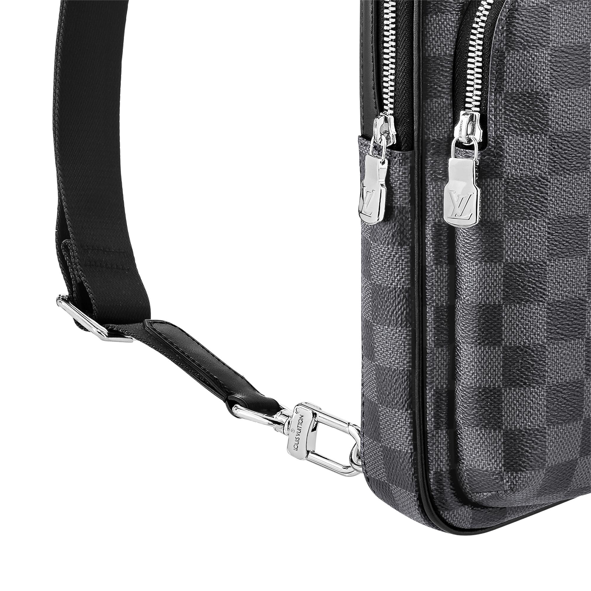 Canvas Damier Graphite Bolsas All Collections Bolsa Sling Avenue | Louis Vuitton ® (Zoom no Produto)