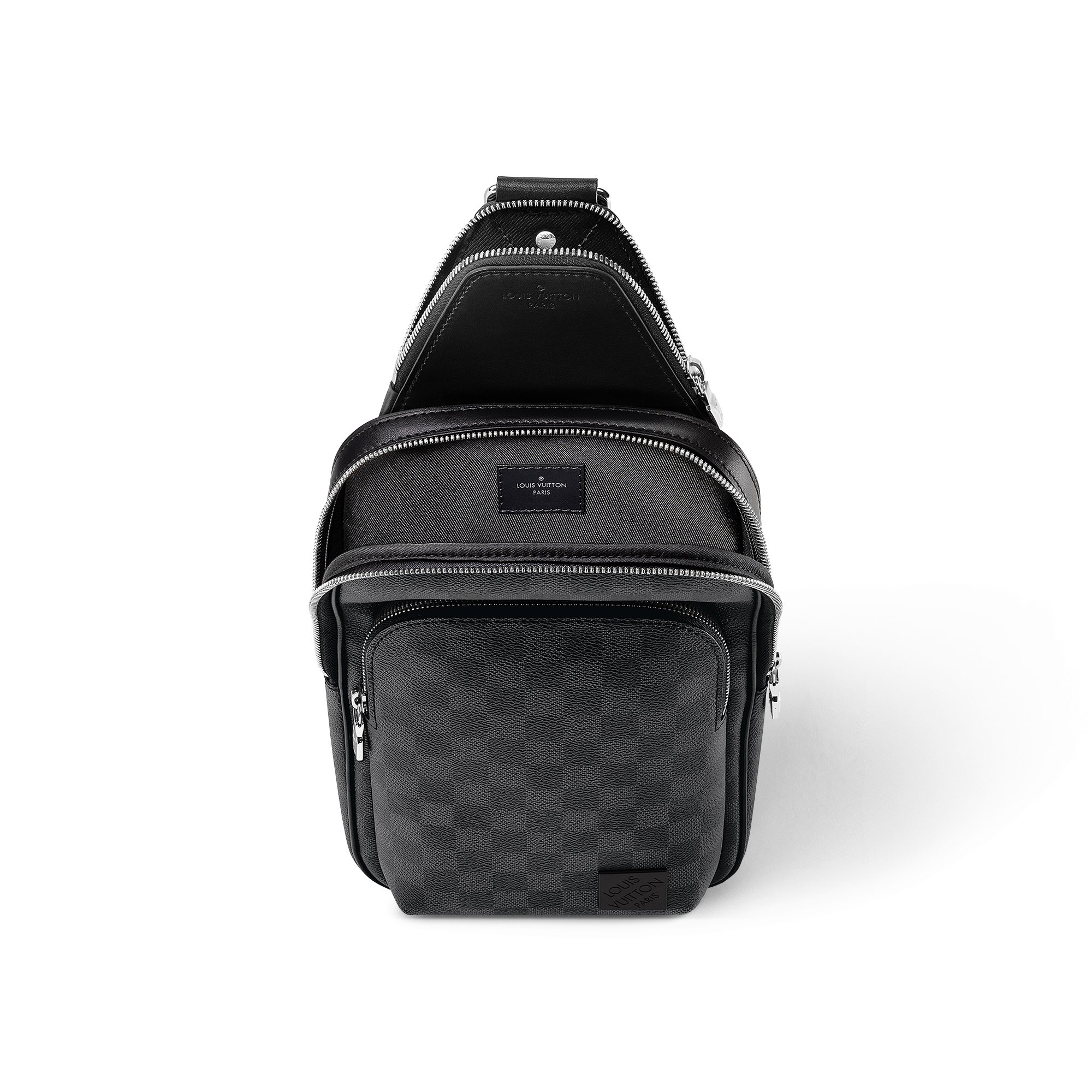 Canvas Damier Graphite Bolsas All Collections Bolsa Sling Avenue | Louis Vuitton ® (Zoom no Produto)