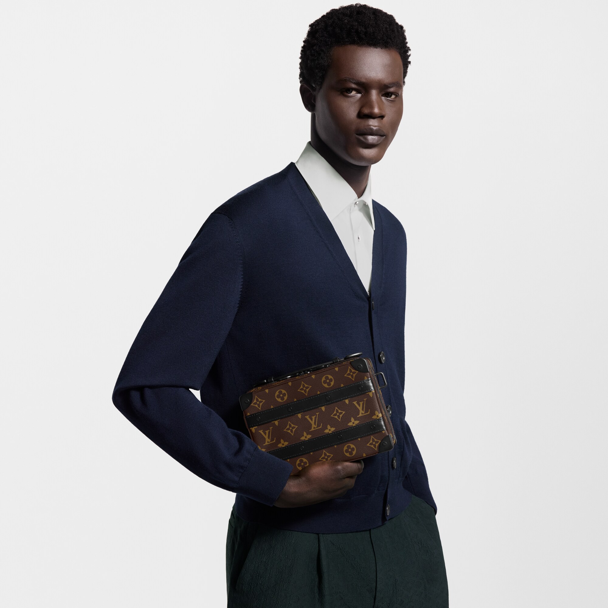 Monogram Macassar Bolsas All Collections Bolsa Soft Trunk com Alça Superior | Louis Vuitton ® (Zoom no Produto)