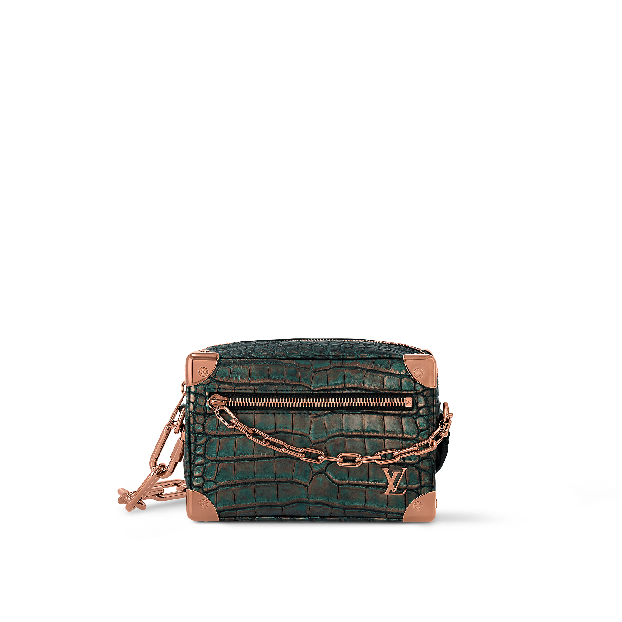 Crocodilien Mat Exóticos Bolsas Masculinas Bolsa Soft Trunk Mini | Louis Vuitton ® (Zoom no Produto)