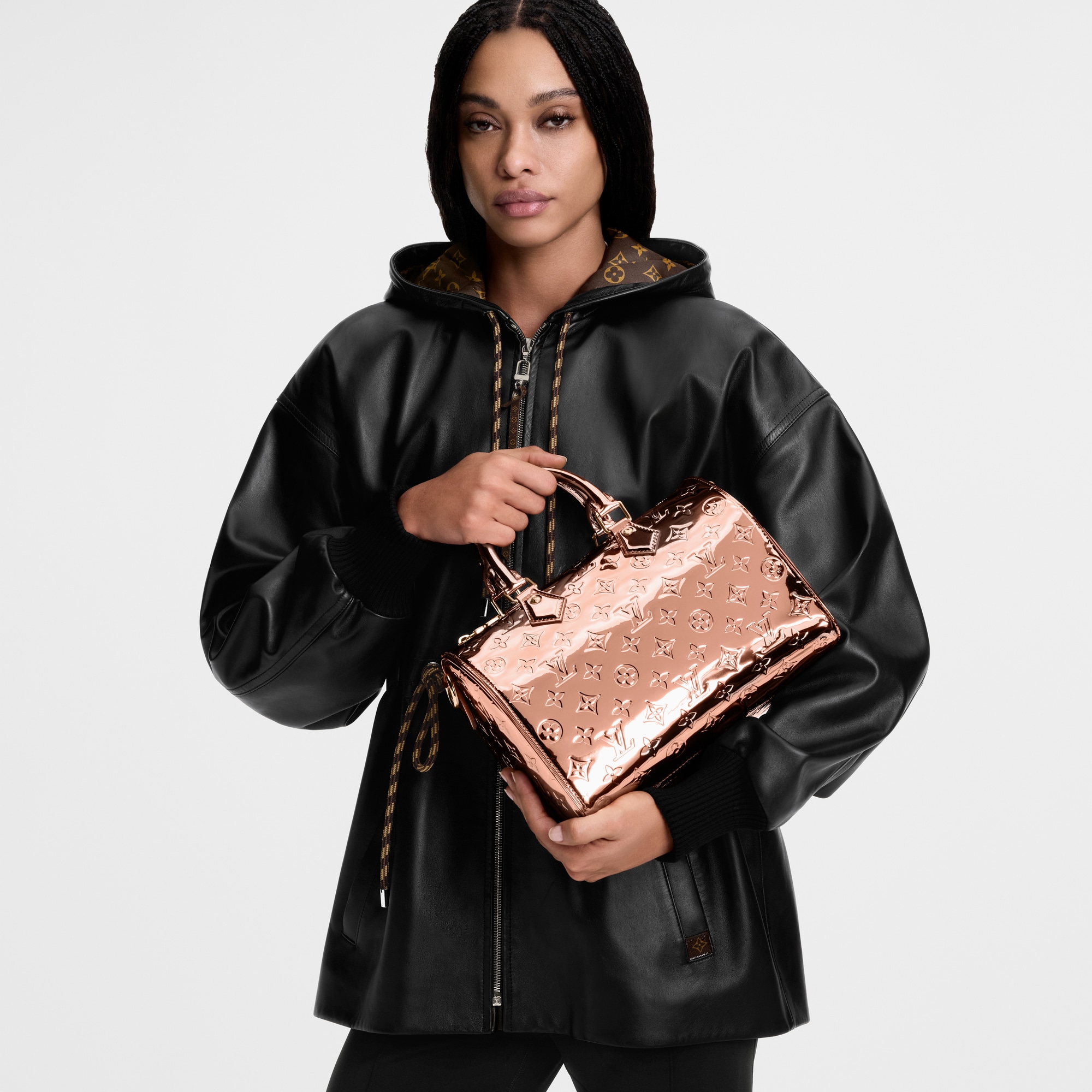 Outros Canvas Monogram Bolsas Femininas Ícones LV Bolsa Speedy Bandoulière 25 | Louis Vuitton ® (Zoom no Produto)