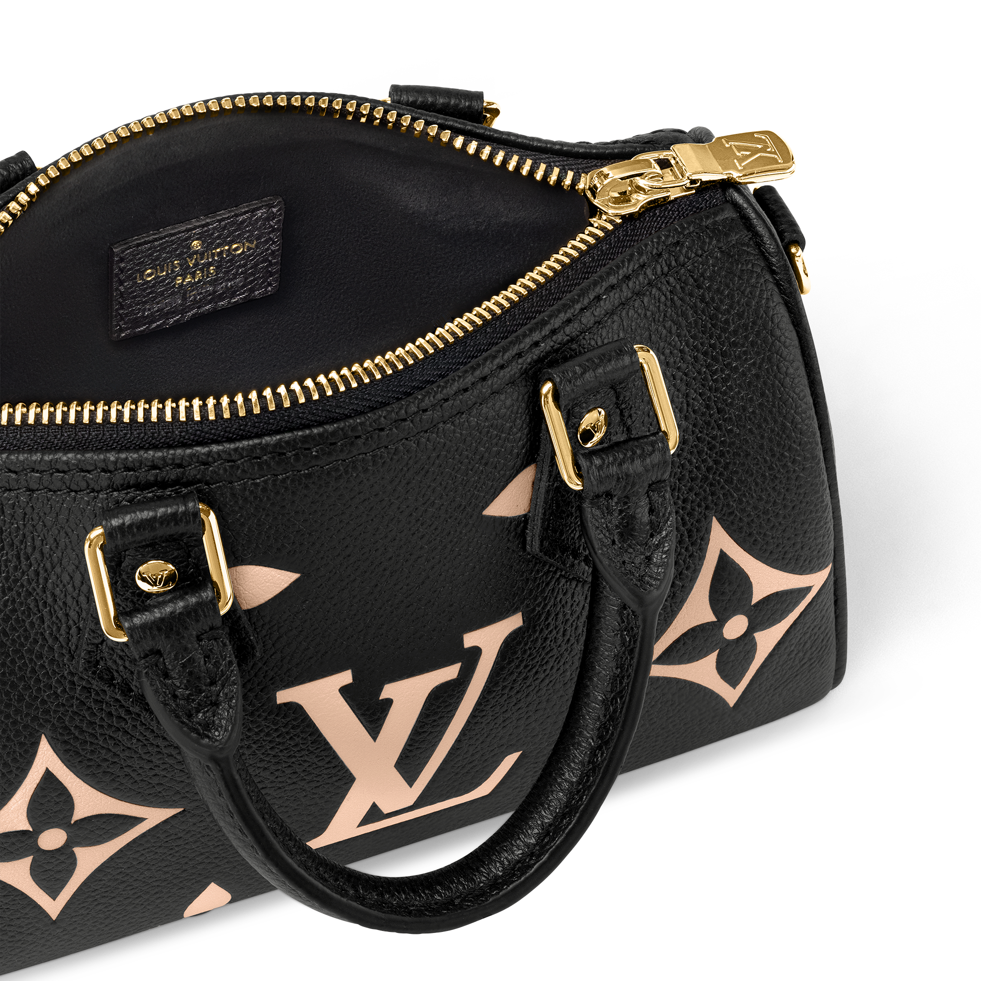 Couro Monogram Empreinte Bicolor Carteiras Todas as Carteiras Bolsa Speedy Nano | Louis Vuitton ® (Zoom no Produto)