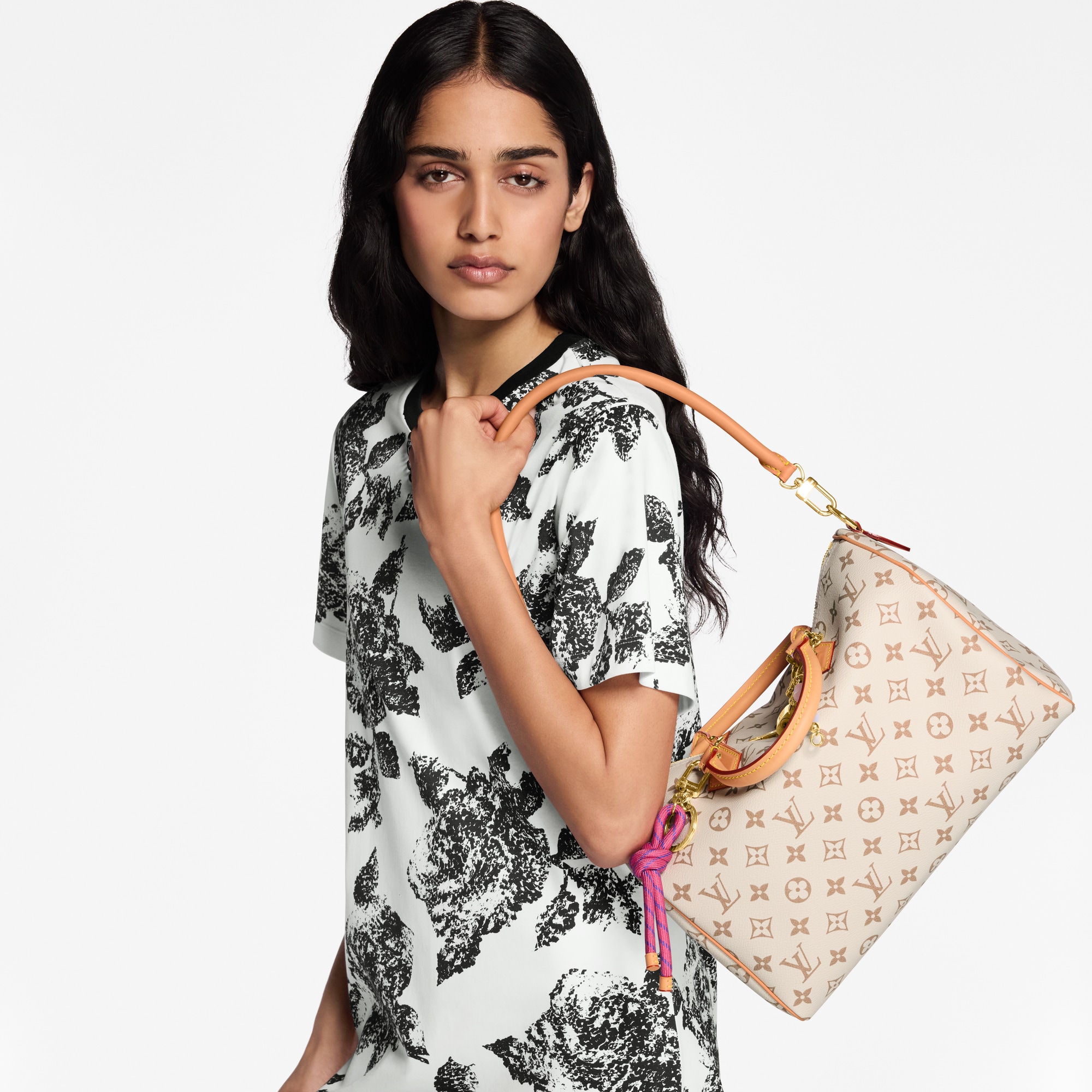 Outros Canvas Monogram Bolsas Femininas Ícones LV Bolsa Speedy Soft 30 Lucky | Louis Vuitton ® (Zoom no Produto)