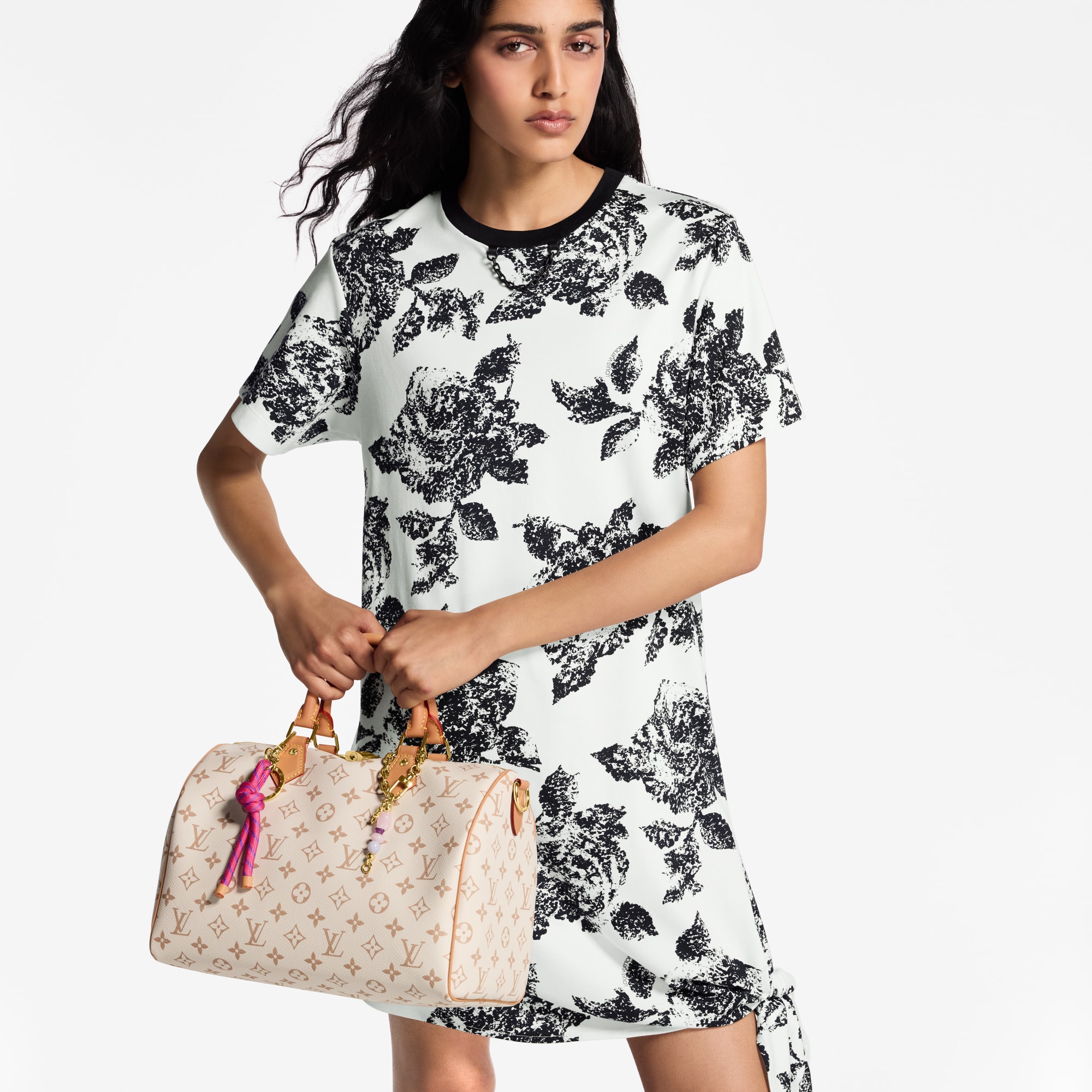 Outros Canvas Monogram Bolsas Femininas Ícones LV Bolsa Speedy Soft 30 Lucky | Louis Vuitton ® (Zoom no Produto)