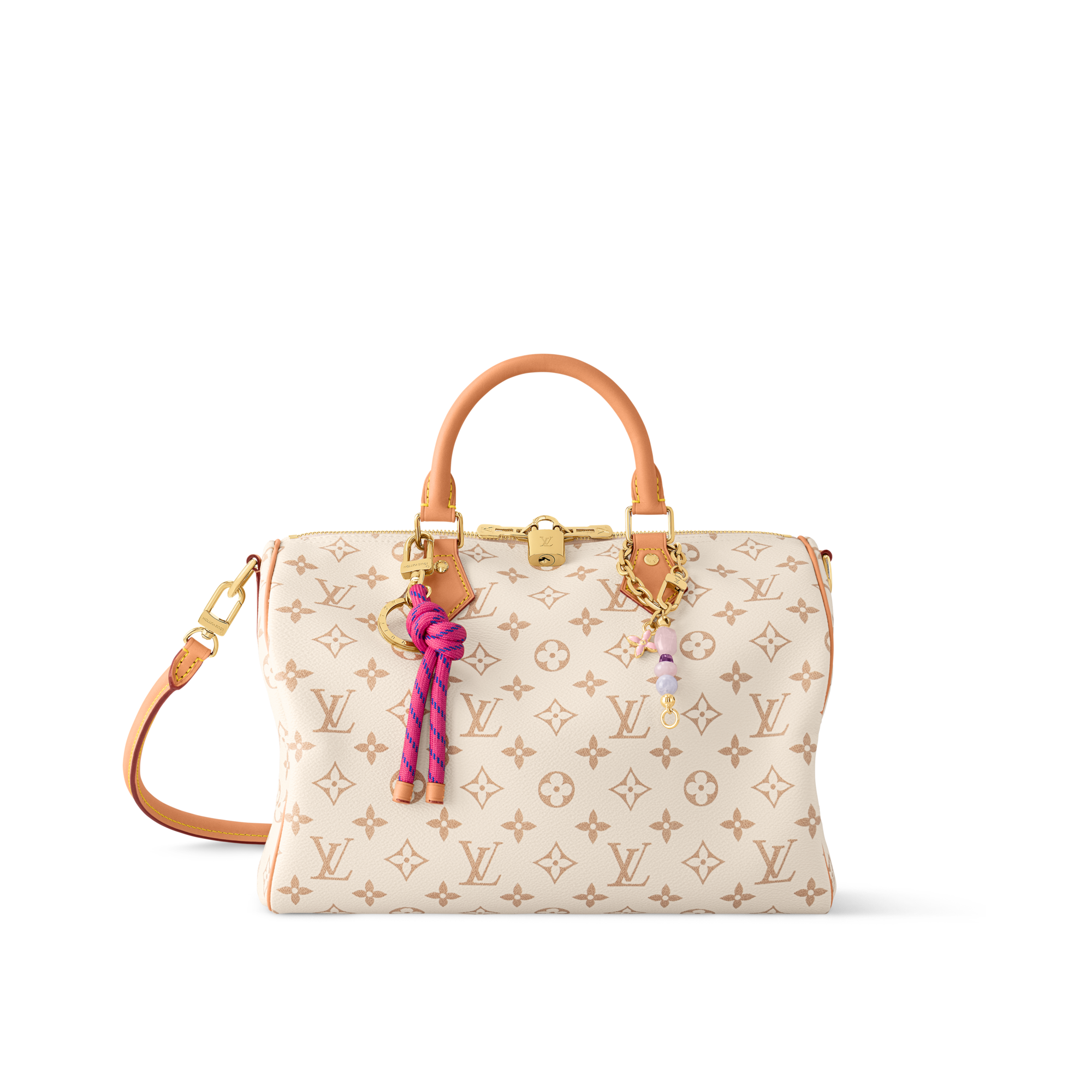 Outros Canvas Monogram Bolsas Femininas Ícones LV Bolsa Speedy Soft 30 Lucky | Louis Vuitton ® (Zoom no Produto)