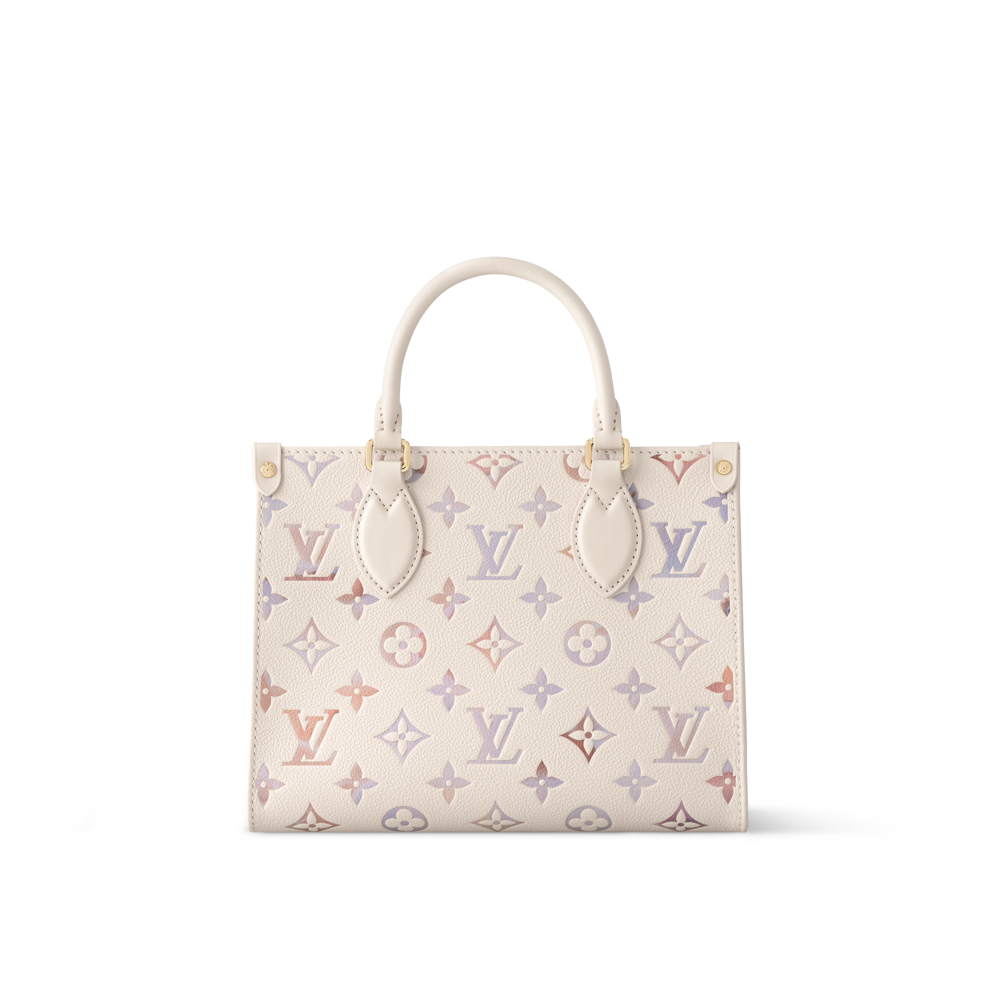 Couro Monogram Empreinte Bolsas Femininas Ícones LV Bolsa Tote OnTheGo PM | Louis Vuitton ® (Zoom no Produto)