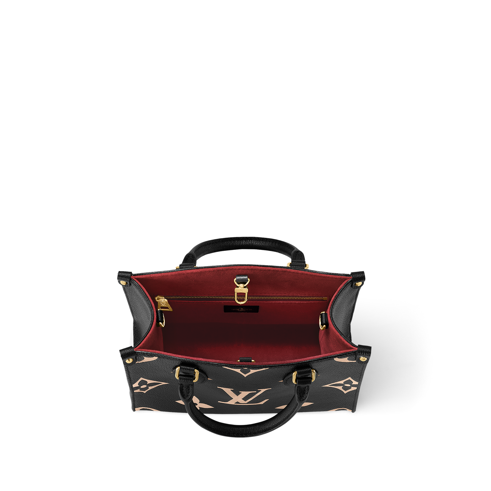 Couro Monogram Empreinte Bicolor Bolsas Todas as Coleções Bolsa Tote OnTheGo PM | Louis Vuitton ® (Zoom no Produto)