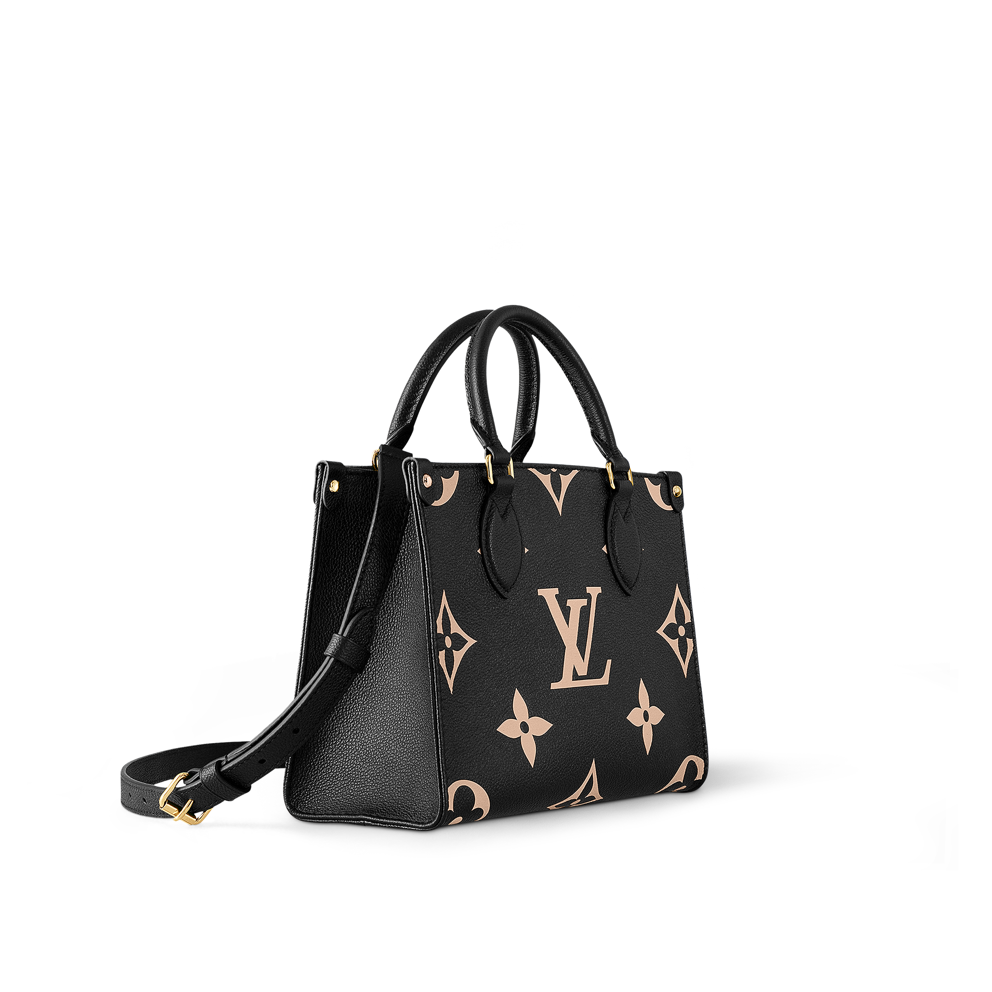 Couro Monogram Empreinte Bicolor Bolsas Todas as Coleções Bolsa Tote OnTheGo PM | Louis Vuitton ® (Zoom no Produto)