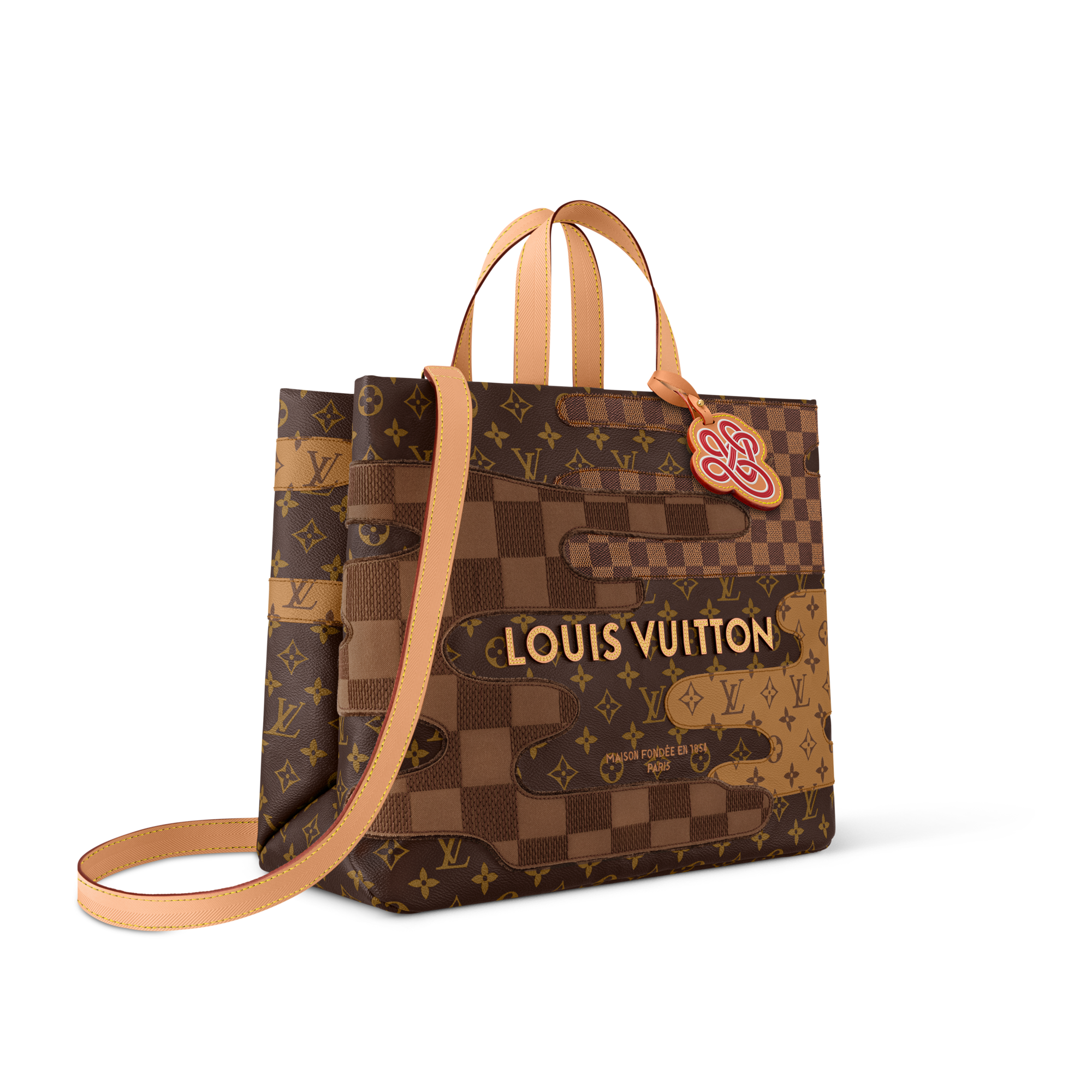 Other Monogram Canvas Bolsas Masculinas Lançamentos Bolsa Tote Shopper MM | Louis Vuitton ® (Zoom no Produto)
