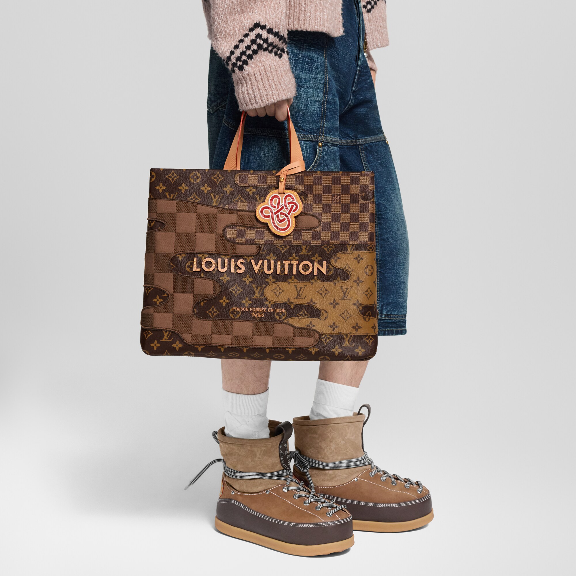 Other Monogram Canvas Bolsas Masculinas Lançamentos Bolsa Tote Shopper MM | Louis Vuitton ® (Zoom no Produto)