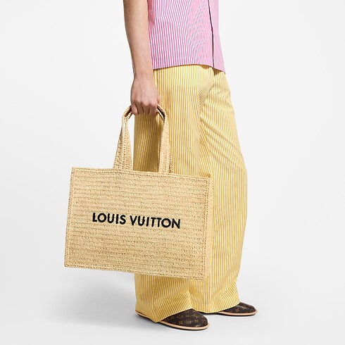 Autres Toiles Bolsas Masculinas Novidades em Bolsas Bolsa Tote Summer Shopper MM | Louis Vuitton ® (Zoom no Produto)