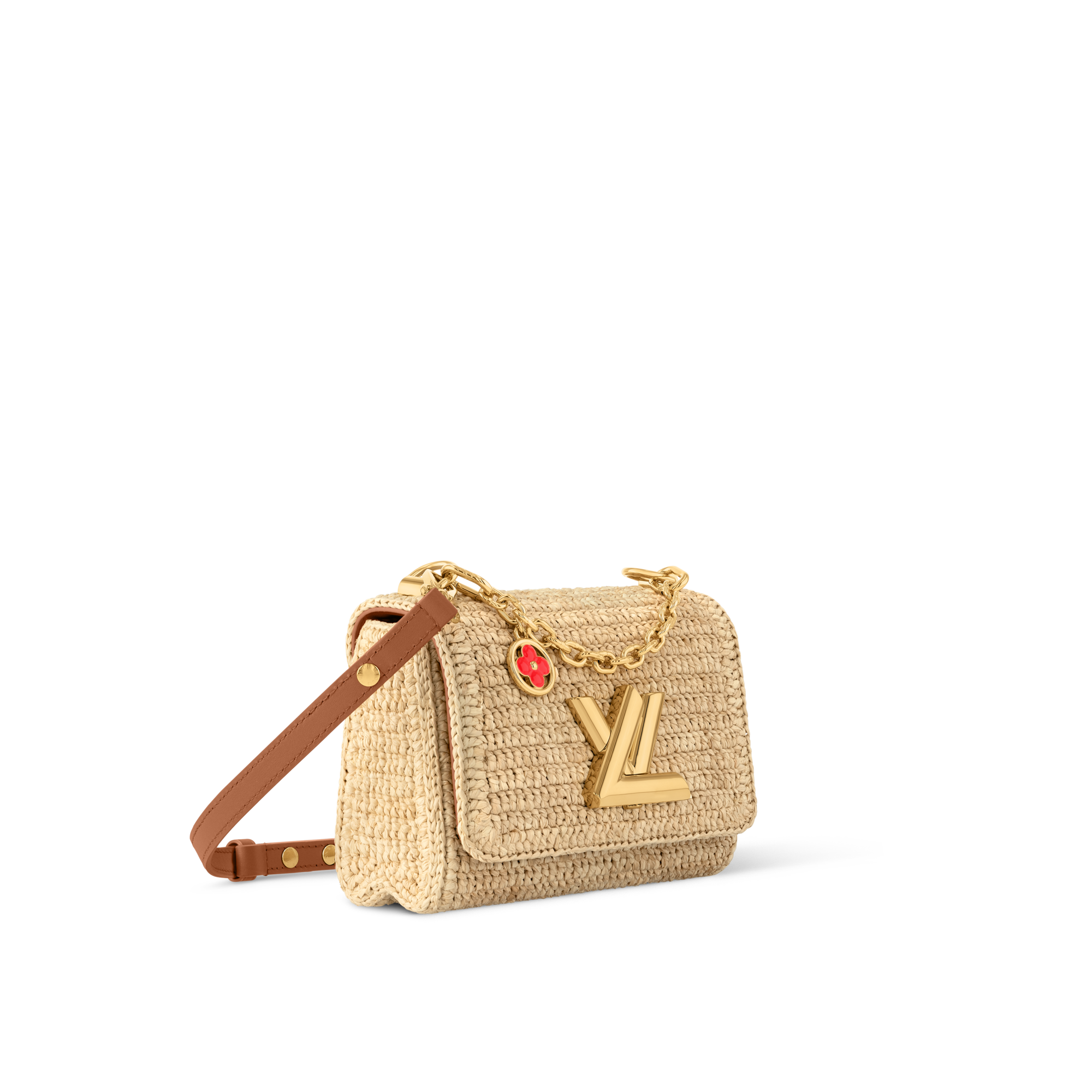 Outros Couros Bolsas Femininas Ícones LV Bolsa Twist PM Slim | Louis Vuitton ® (Zoom no Produto)