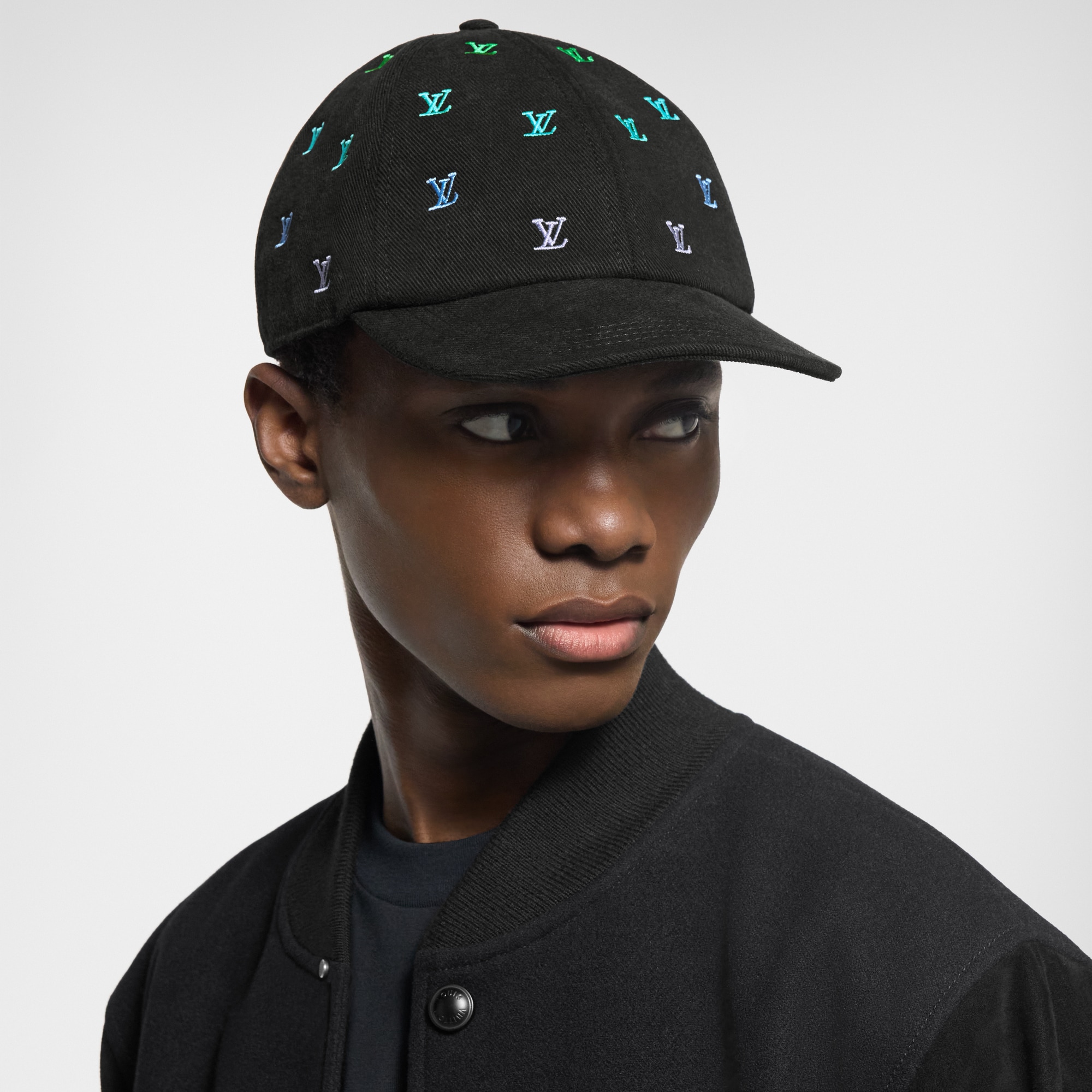 S00 Acessórios Chapéus, Gorros e Luvas Boné LV Blason Shading Denim | Louis Vuitton ® (Zoom no Produto)