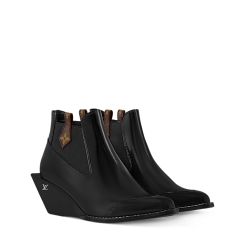 Sapatos Botas Bota Anabela Edge de Cano Baixo | Louis Vuitton ® (Zoom no Produto)