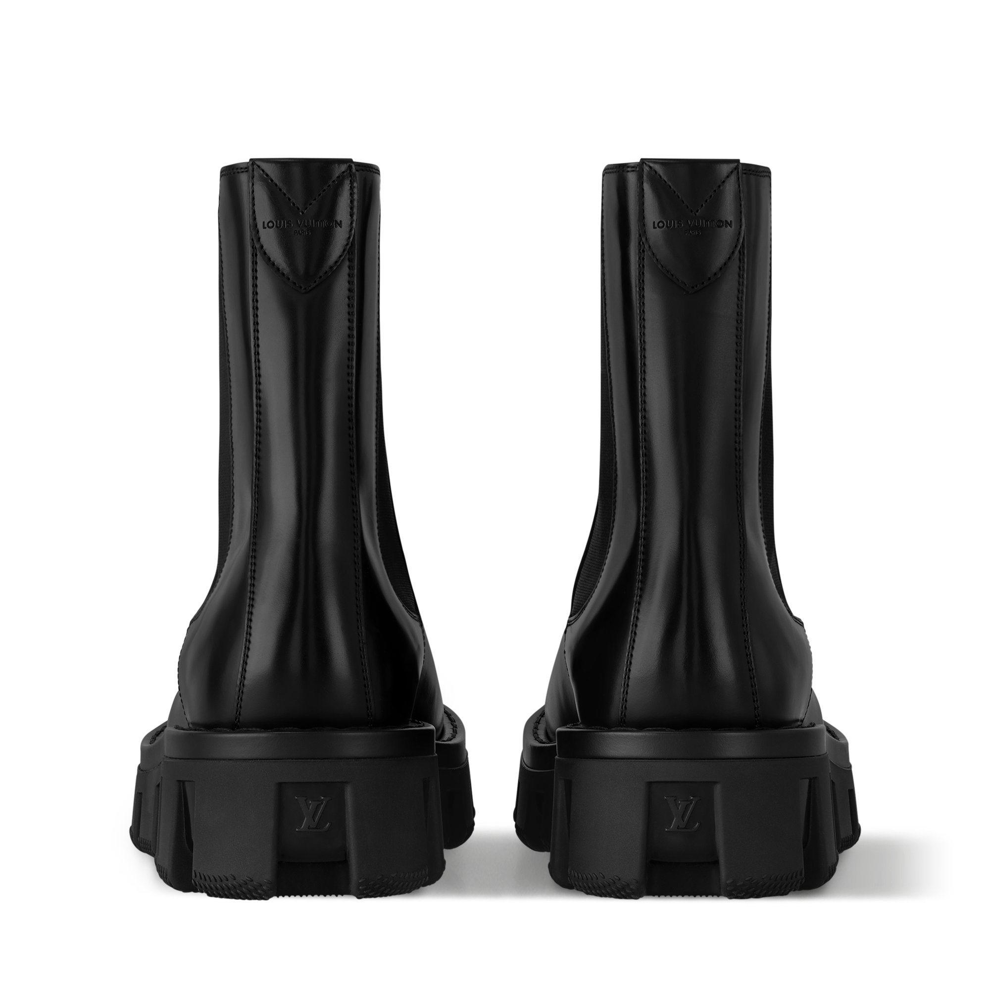  Sapatos Botas Bota Chelsea LV Checker | Louis Vuitton ® (Zoom no Produto)