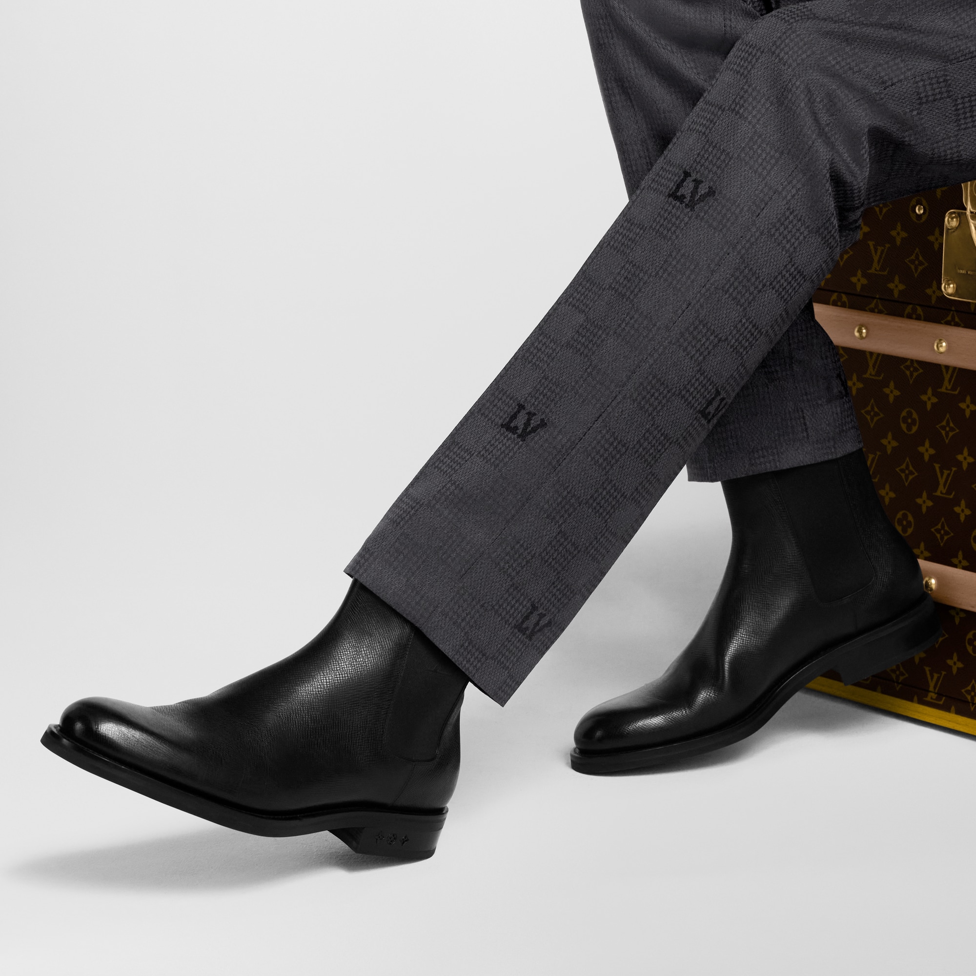  Sapatos Botas Bota Chelsea LV Flex | Louis Vuitton ® (Zoom no Produto)